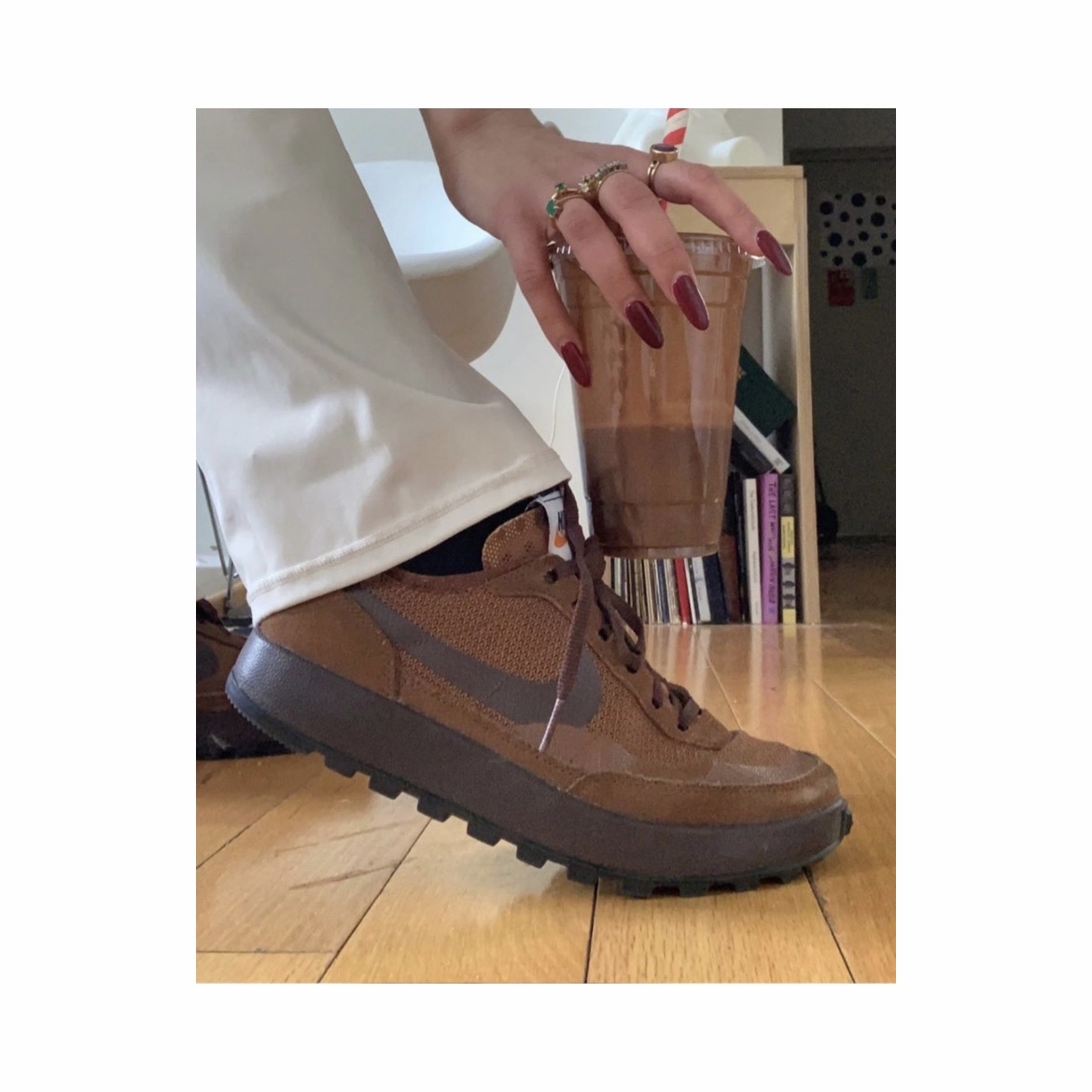 Nike x Tom Sachs General Purpose Shoe Brown 착용 스타일 - 4