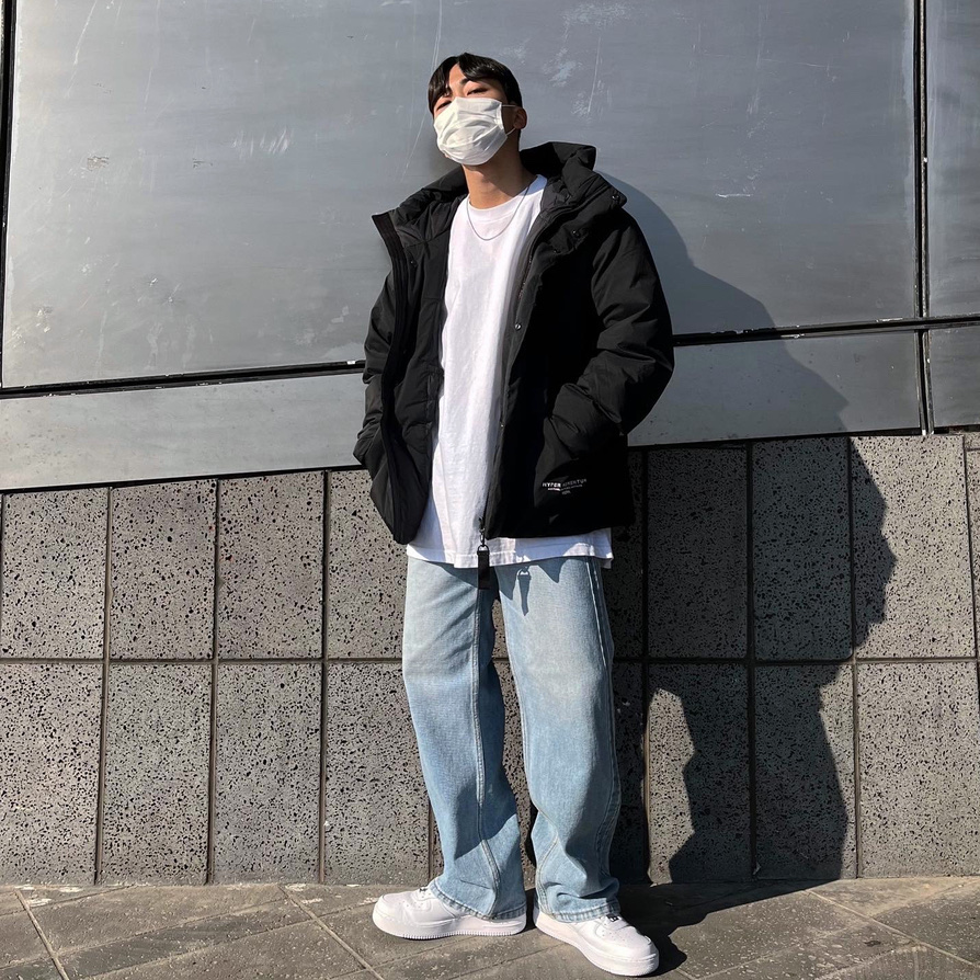 Nike Air Force 1 '07 Low White 착용 스타일