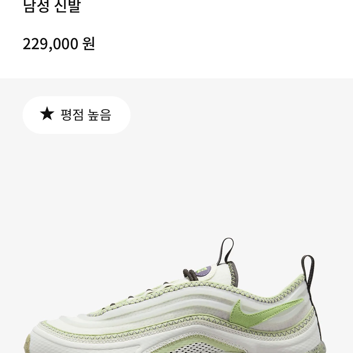 Nike Air Max Terrascape 97 Phantom and Vivid Green 착용 스타일 - 1