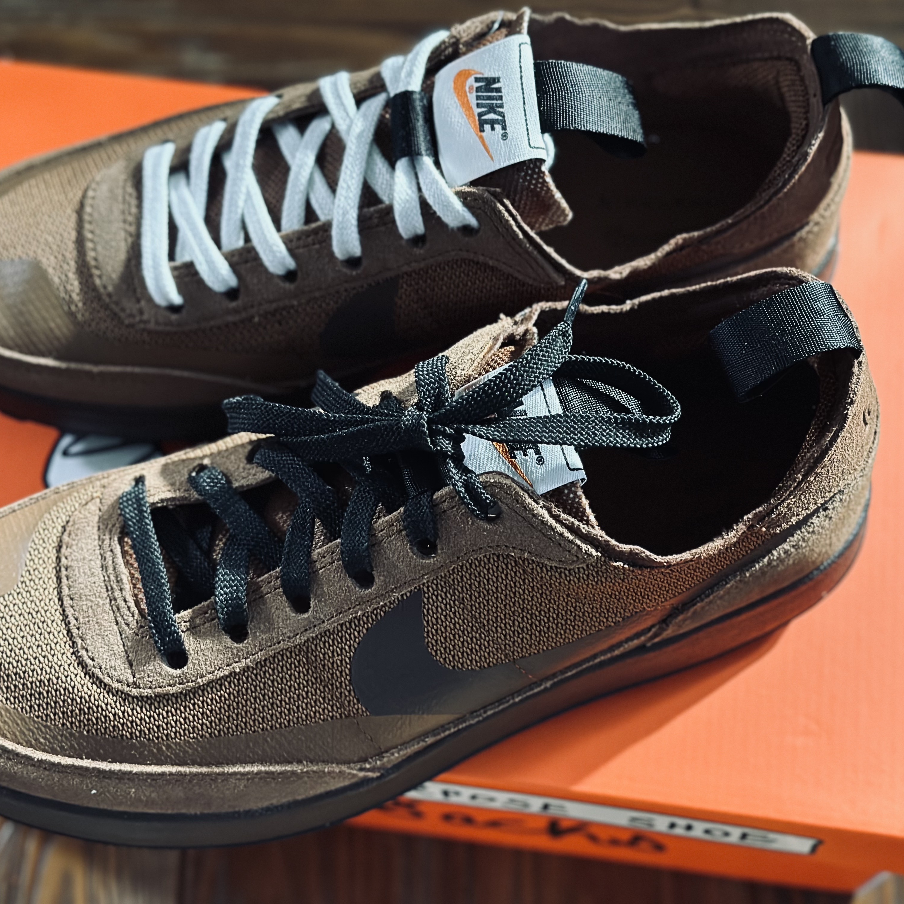 Nike x Tom Sachs General Purpose Shoe Brown 착용 스타일