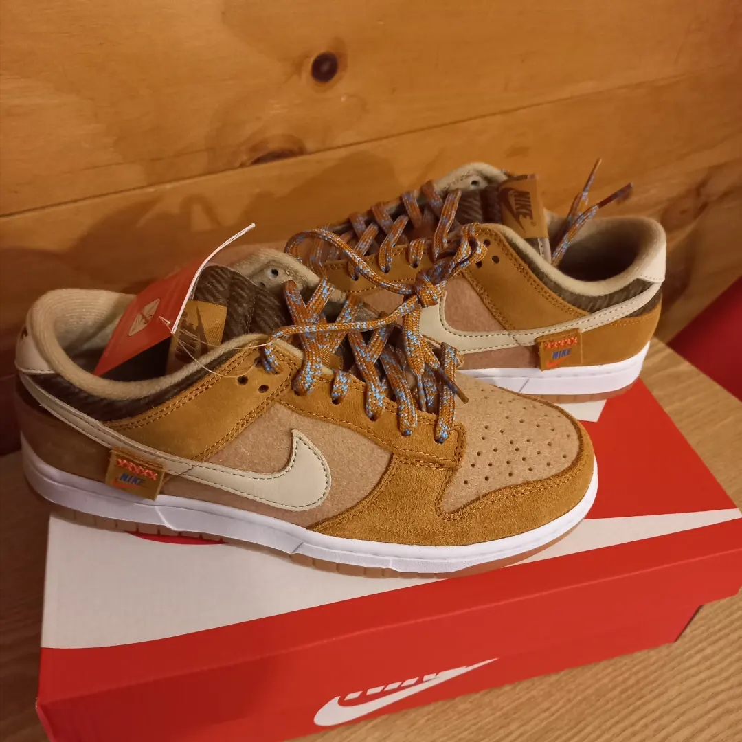 Nike Dunk Low SE Praline Desert Ochre 착용 스타일