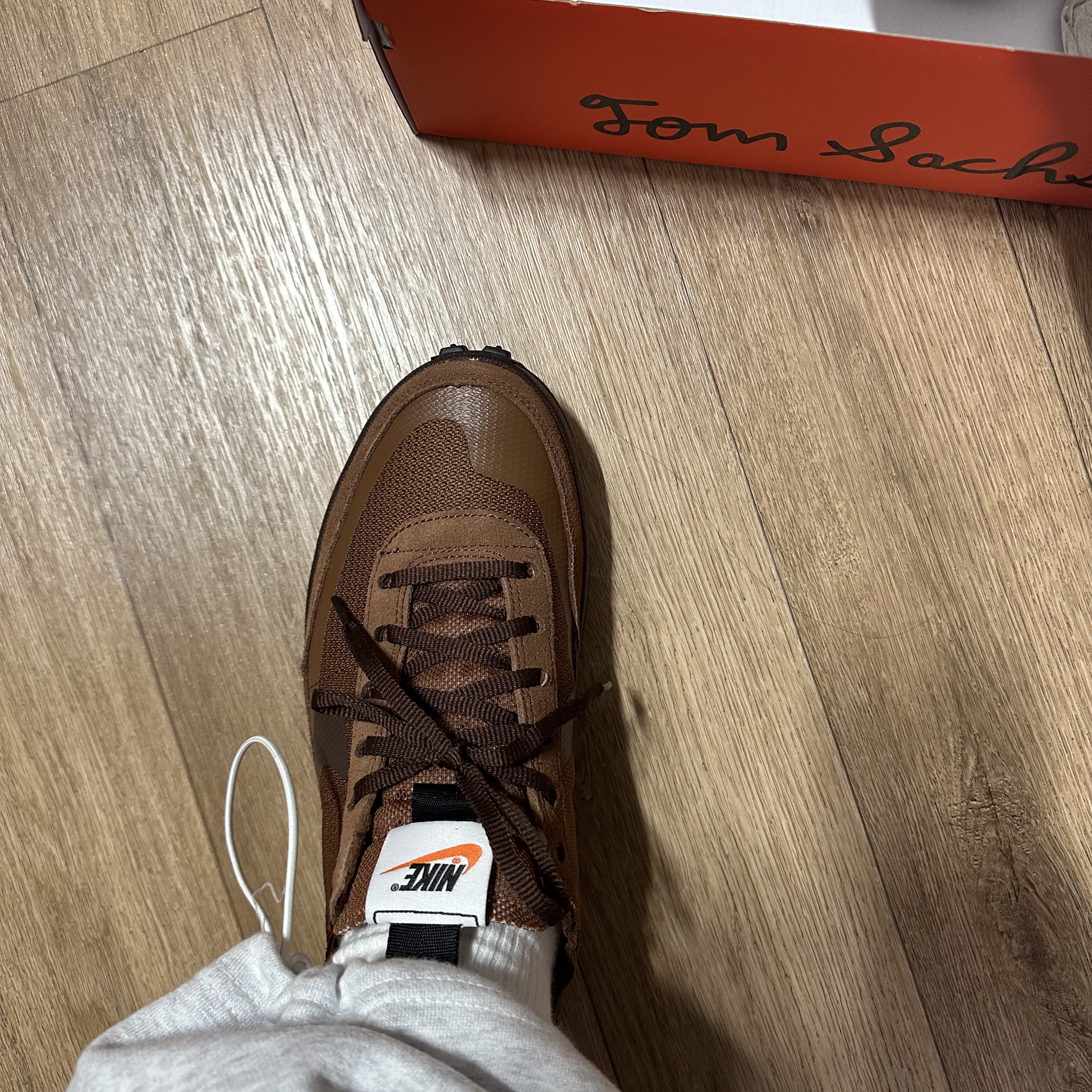 Nike x Tom Sachs General Purpose Shoe Brown 착용 스타일 - 1