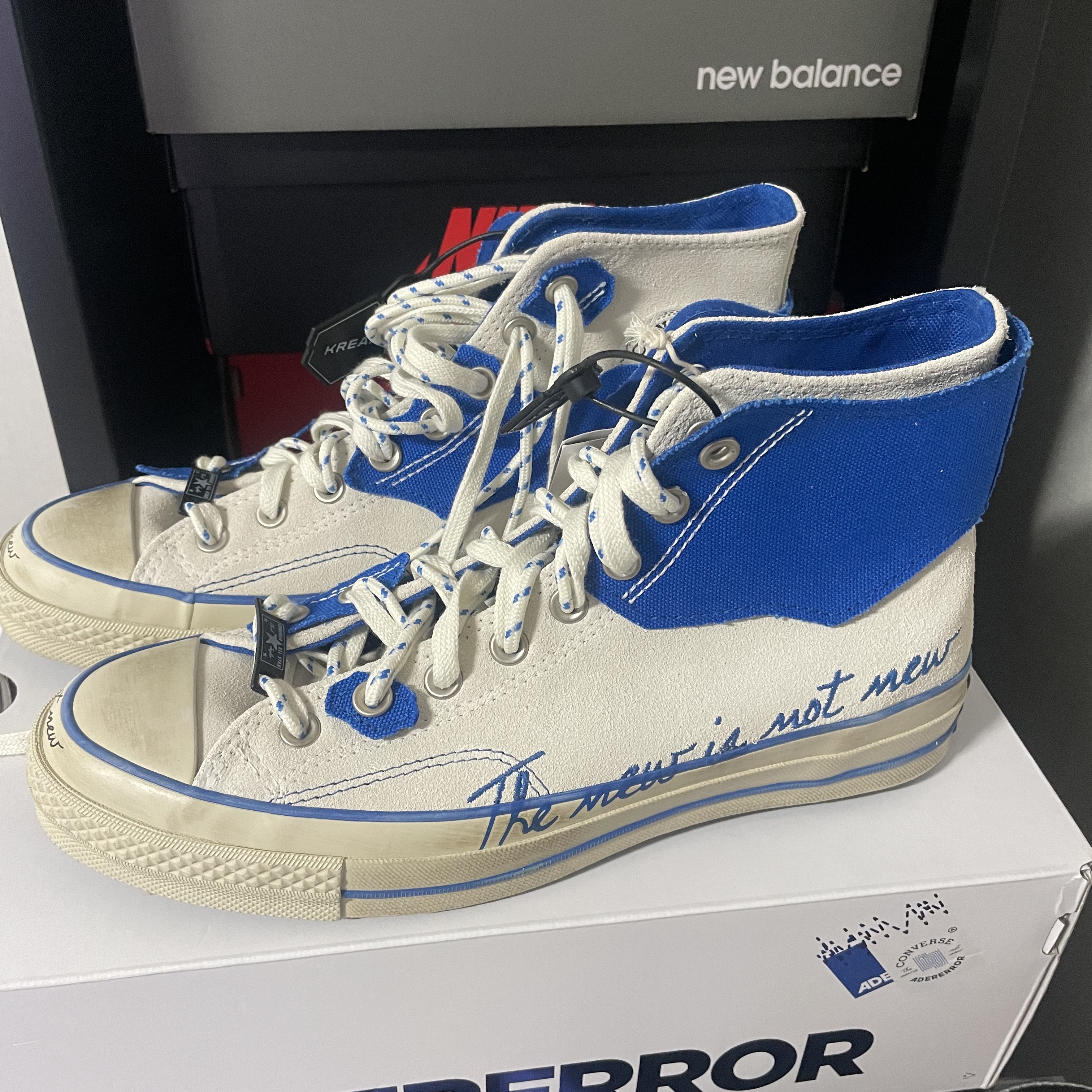 Converse x Ader Error Chuck 70 High White 착용 스타일
