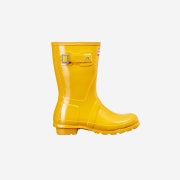 Hunter Women Original Short Gloss Rainboots Yellow