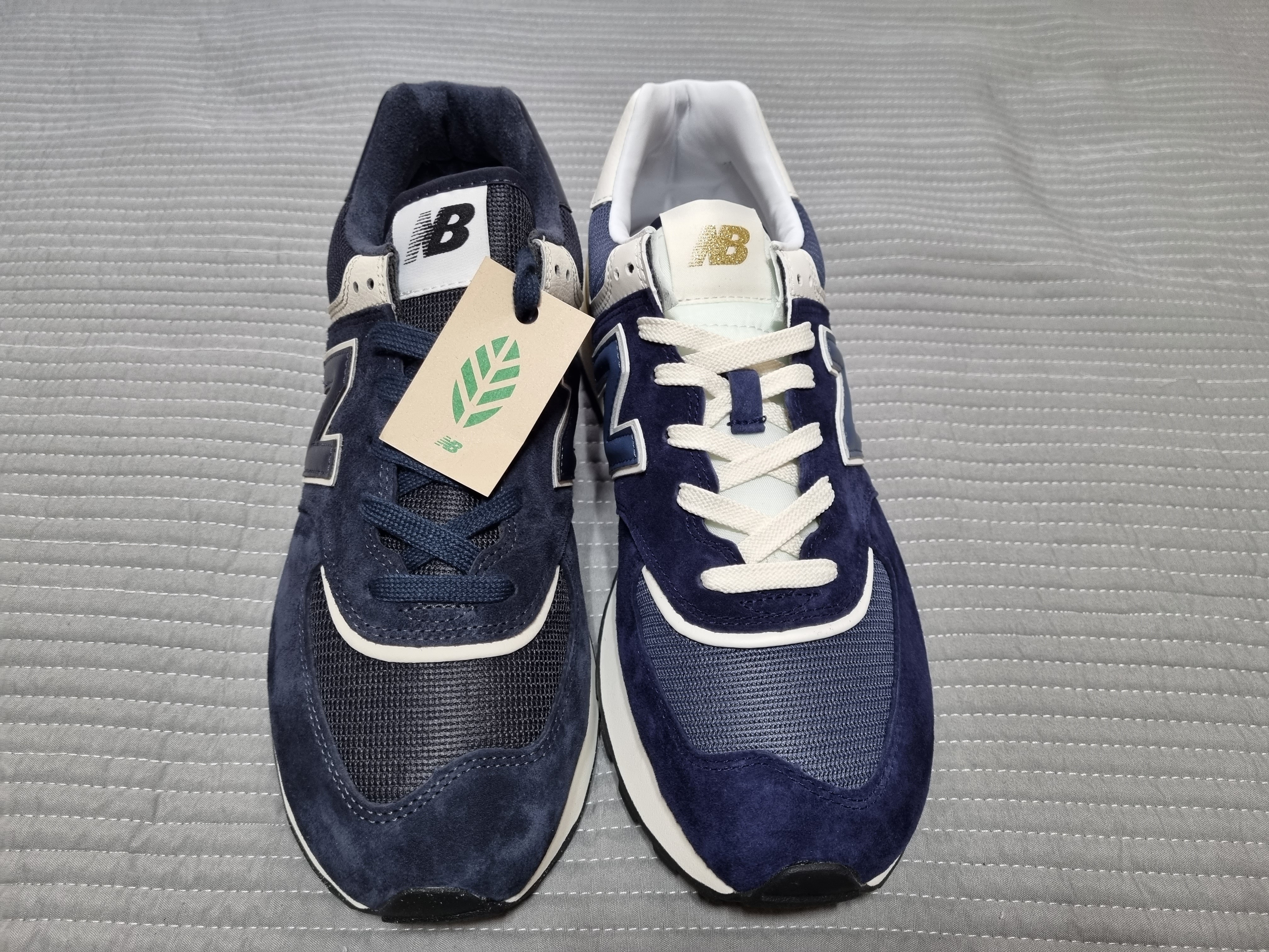 New Balance 574 Legacy Blue Navy, New Balance 574 Legacy Navy 착용 스타일 - 2