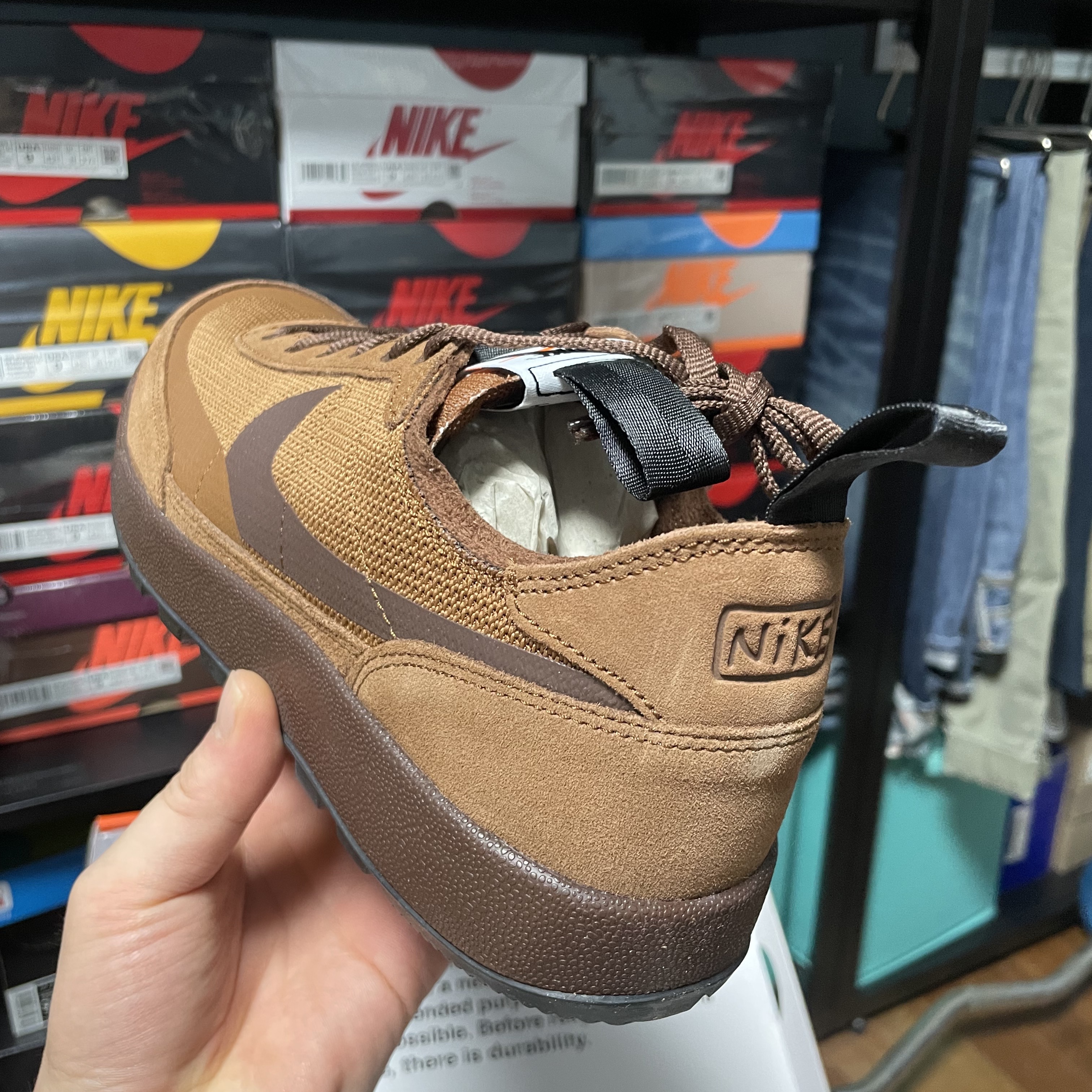 Nike x Tom Sachs General Purpose Shoe Brown 착용 스타일 - 5