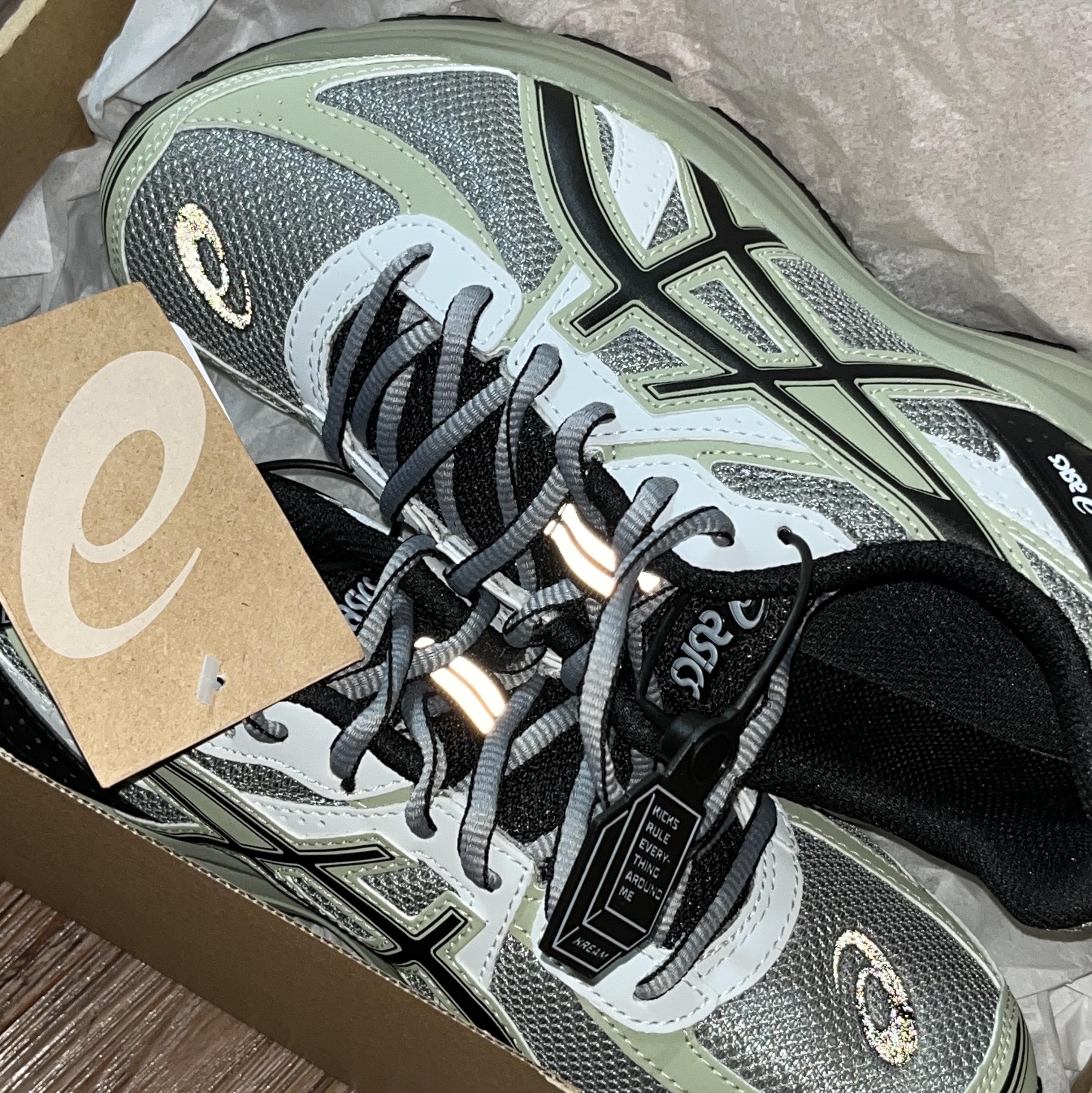 Asics Jog 100 S Sheet Rock - 2E Wide 착용 스타일