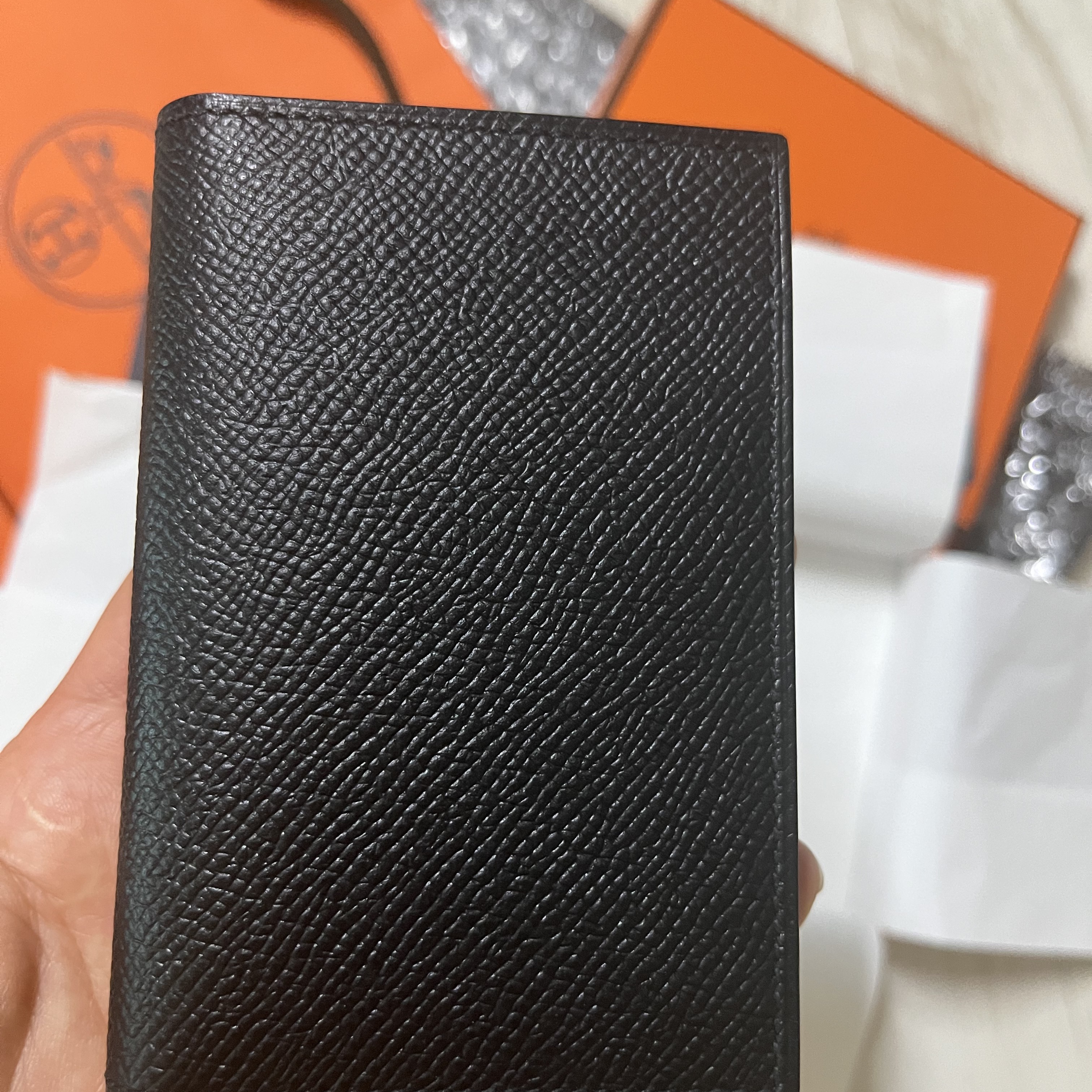 Hermes MC² Euclide Card Holder Epsom & Noir 착용 스타일 - 2