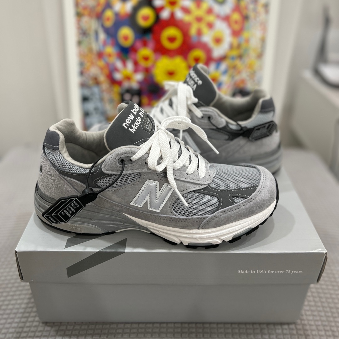New Balance 993 Made in USA Grey - D Standard 착용 스타일