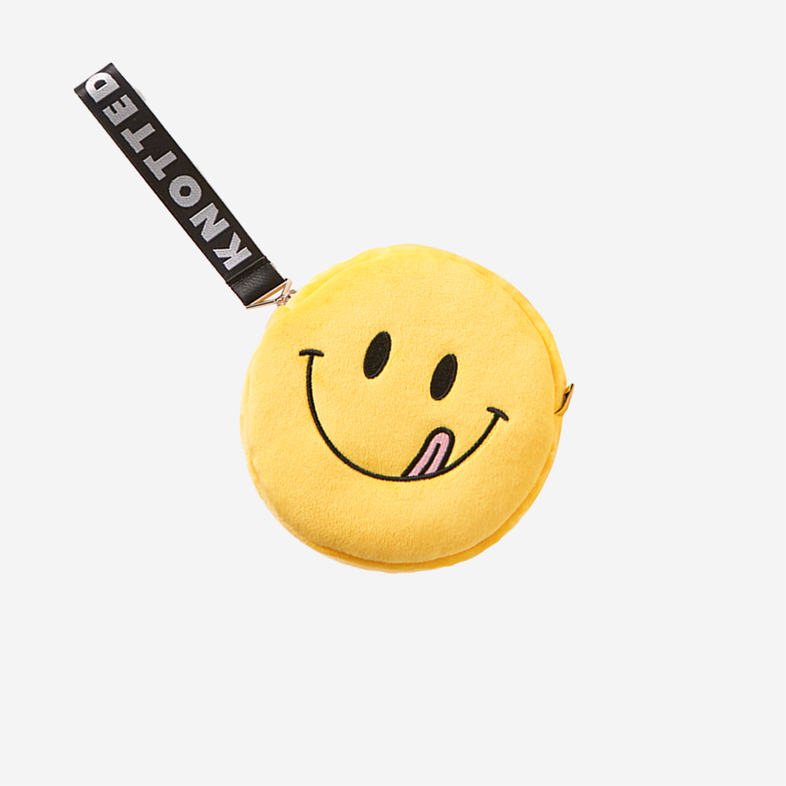 노티드 스마일 파우치 옐로우(Knotted Smile Pouch Yellow)