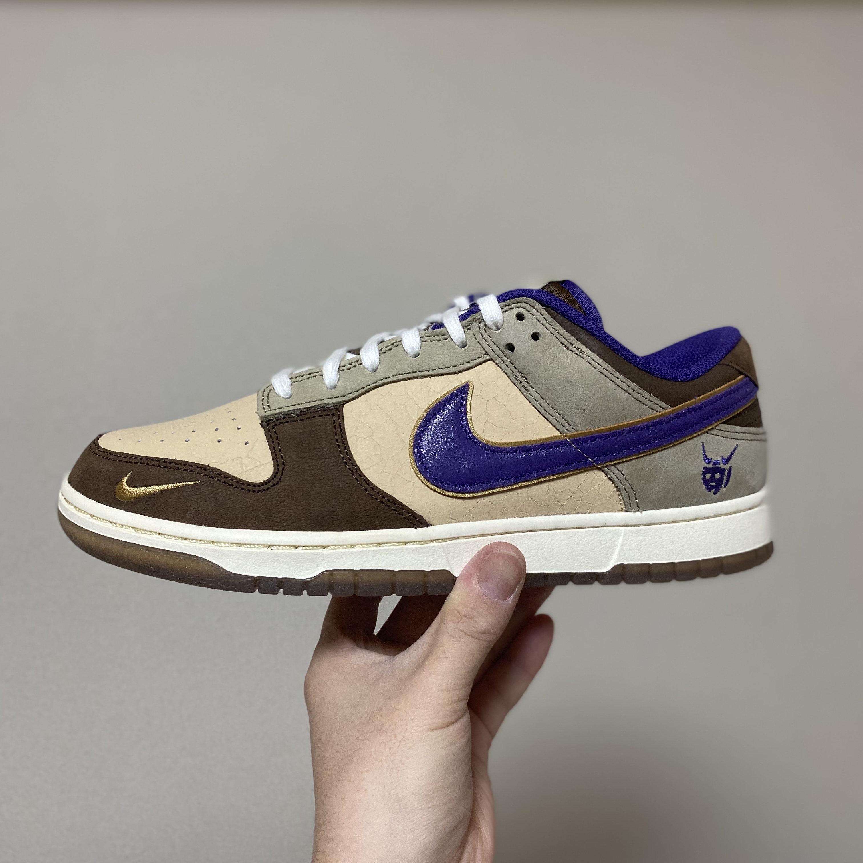 Nike Dunk Low White Onyx Court Purple 착용 스타일 - 1