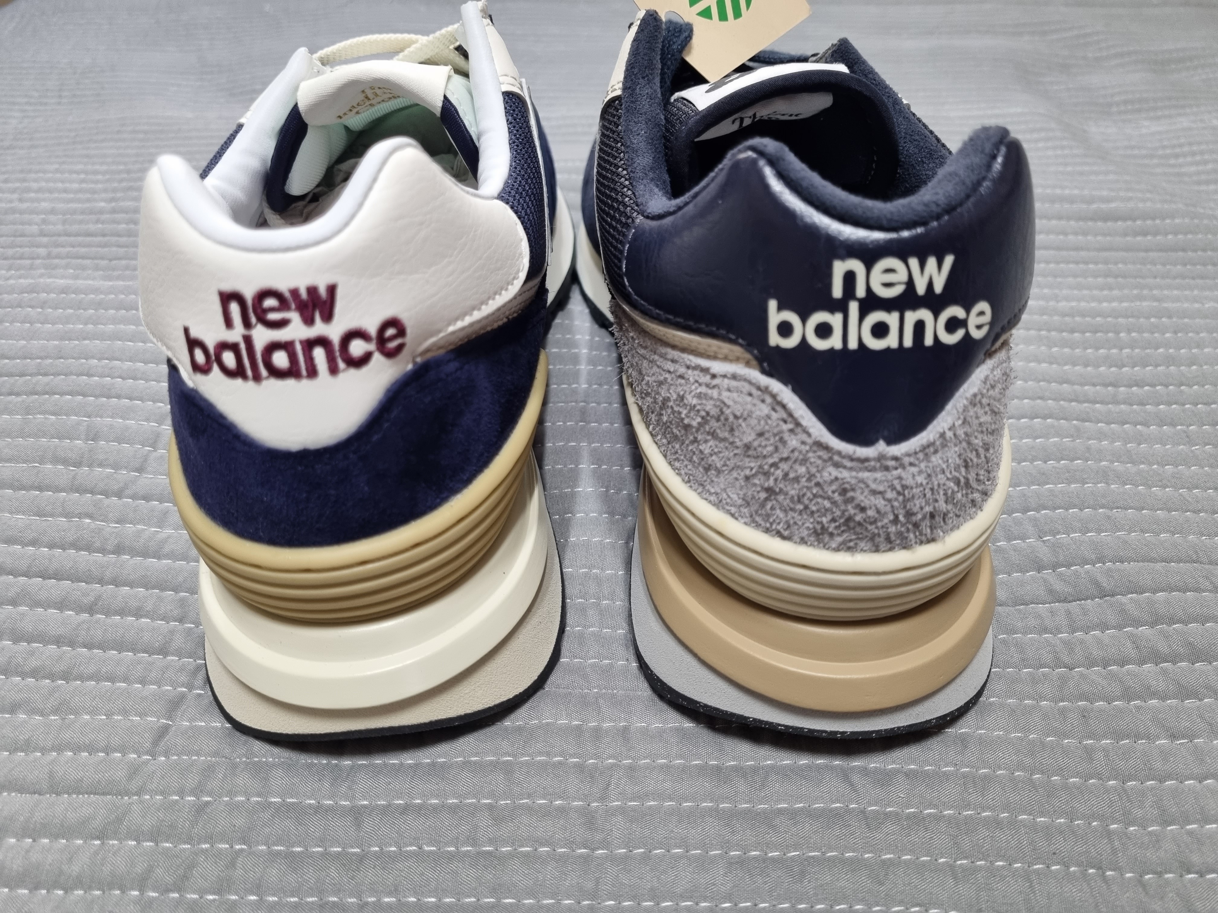 New Balance 574 Legacy Blue Navy, New Balance 574 Legacy Navy 착용 스타일 - 3