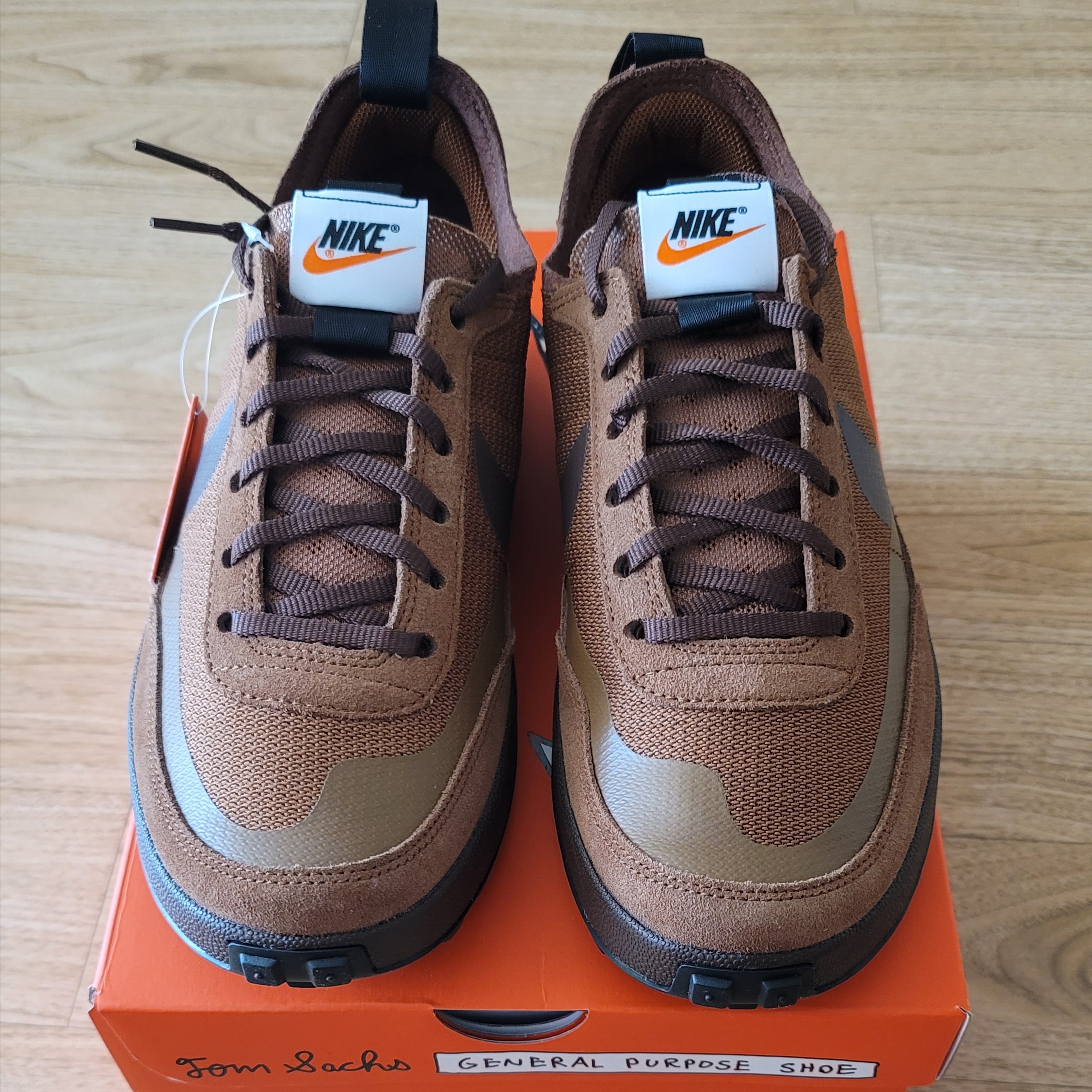 Nike x Tom Sachs General Purpose Shoe Brown 착용 스타일