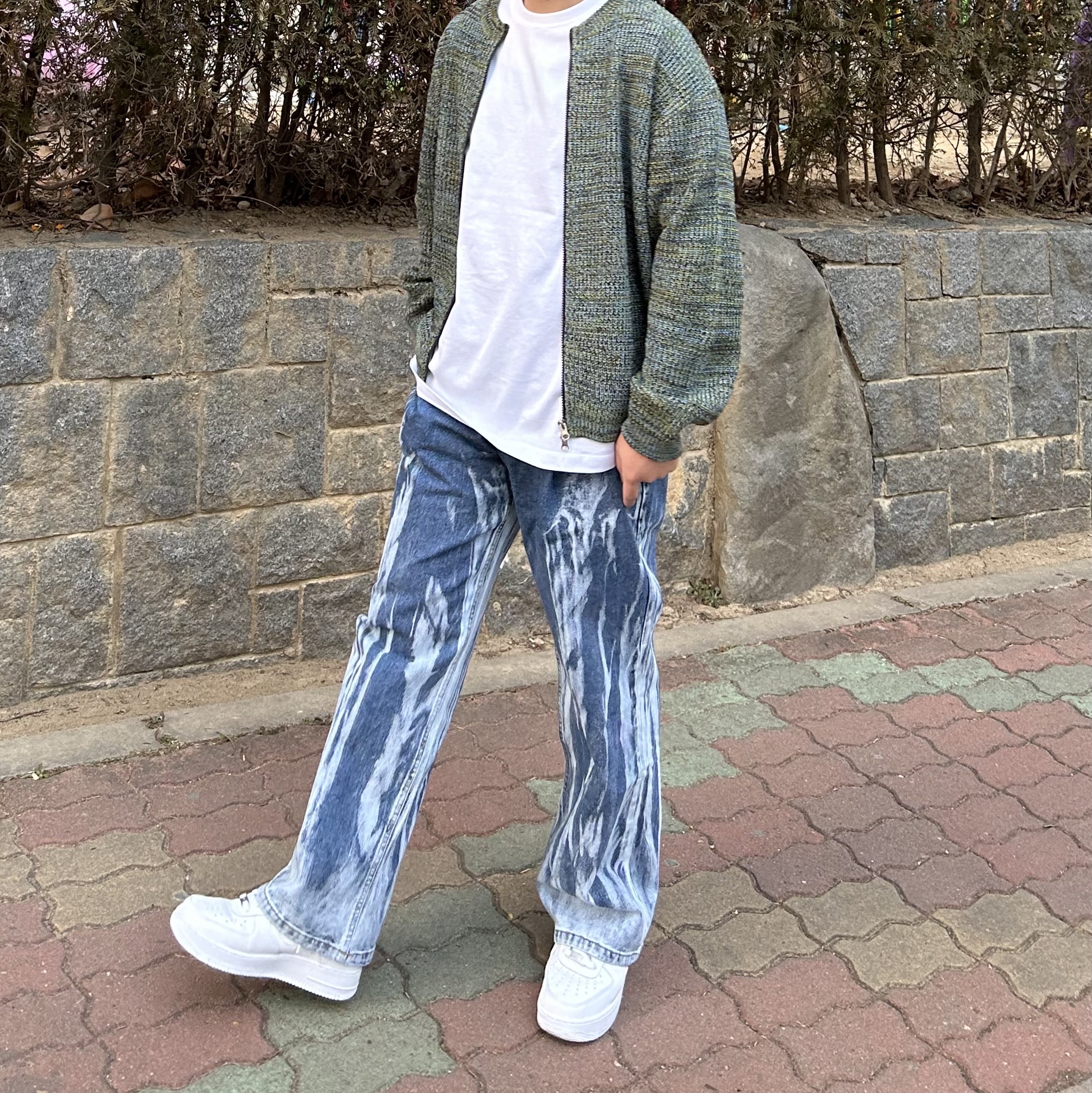 Nike Air Force 1 '07 Low White, Wooyoungmi Black Back Logo T-Shirt White - 22FW 착용 스타일