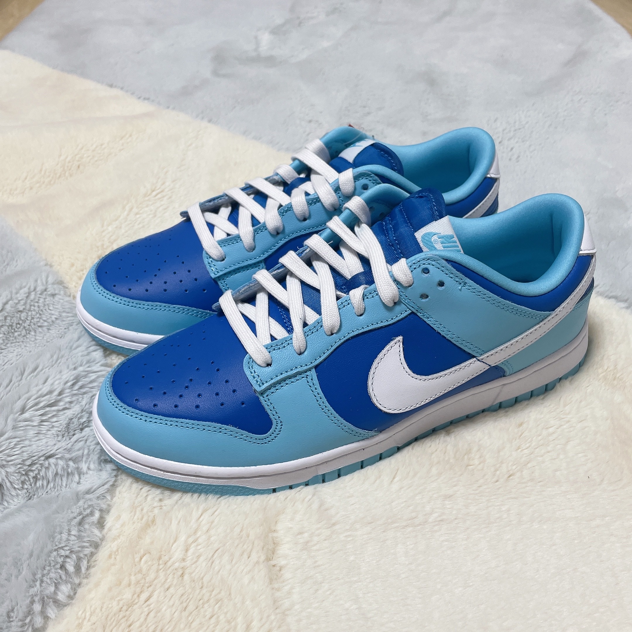 Nike Dunk Low Retro QS Argon 착용 스타일 - 1