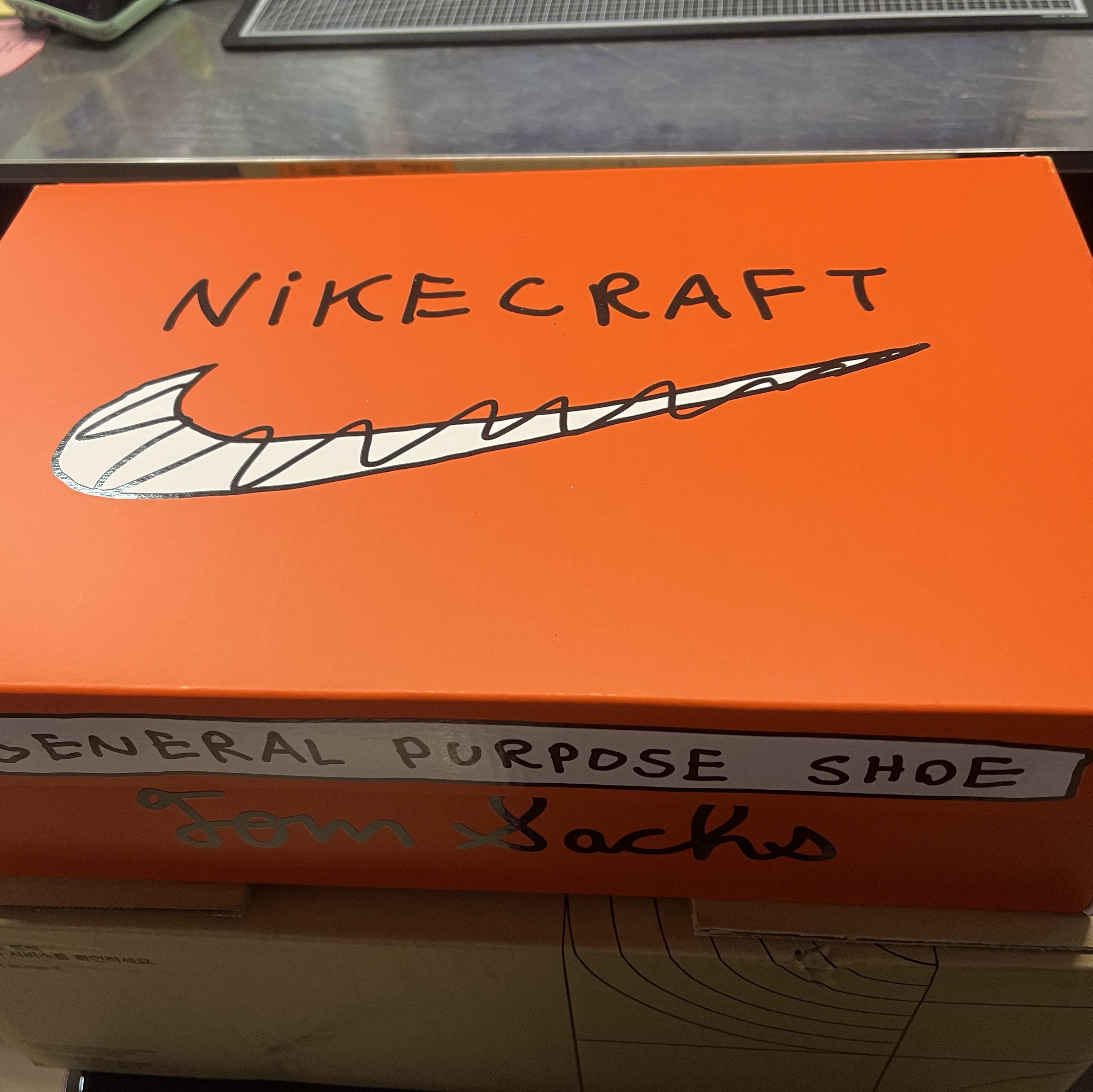 Nike x Tom Sachs General Purpose Shoe Brown 착용 스타일 - 1