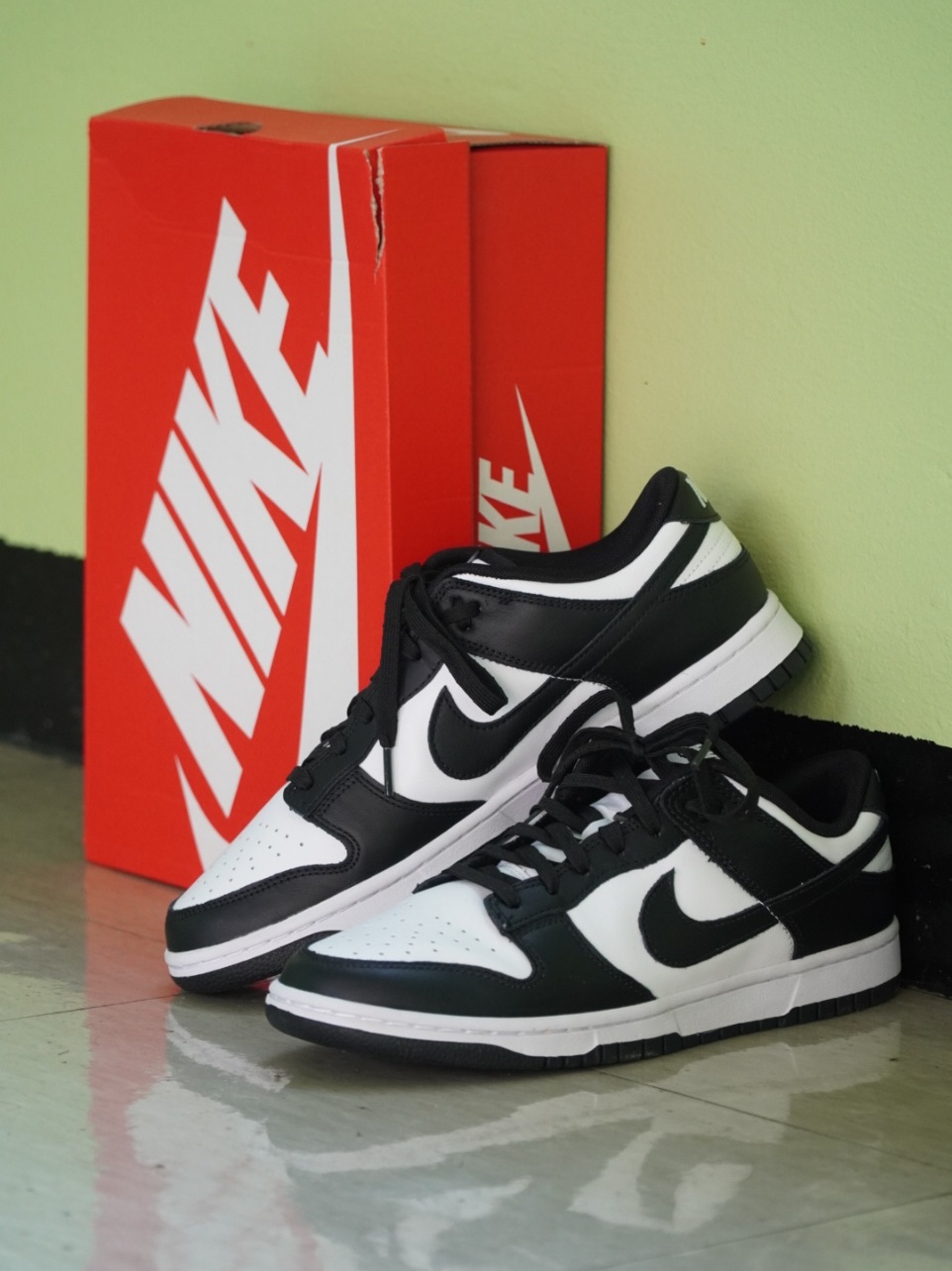 Nike Dunk Low Retro Black 착용 스타일