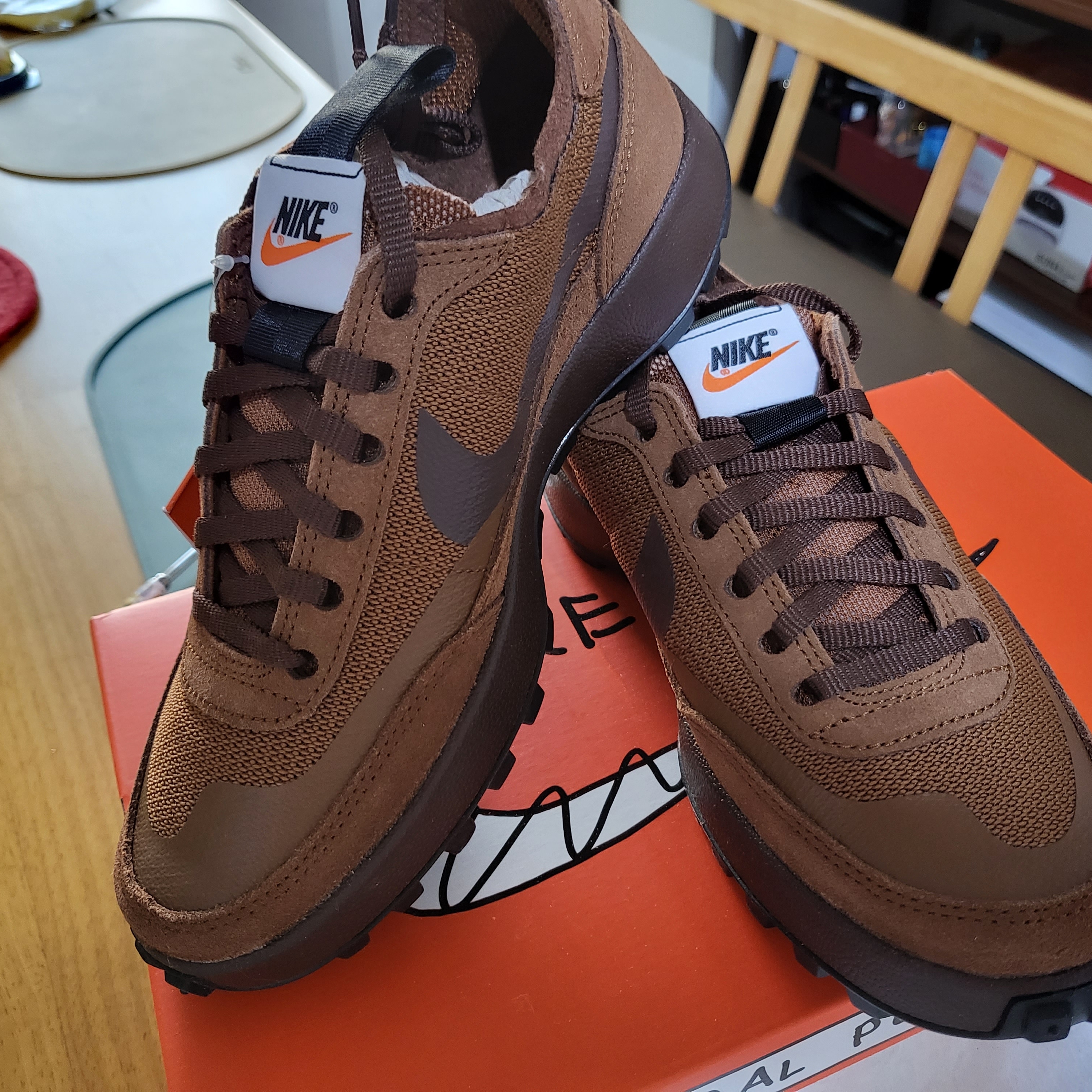 Nike x Tom Sachs General Purpose Shoe Brown 착용 스타일 - 1