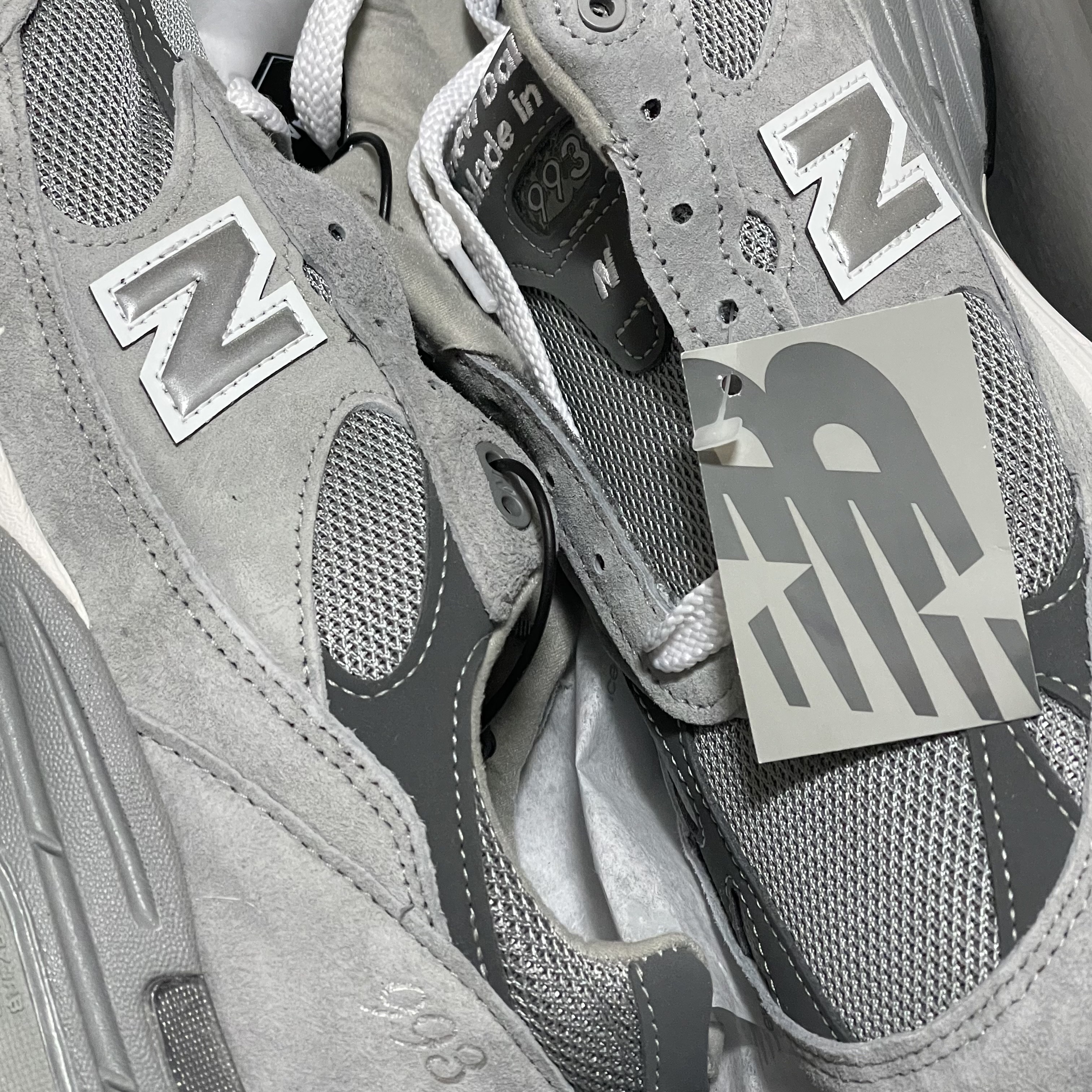 New Balance 993 Made in USA Grey - D Standard 착용 스타일