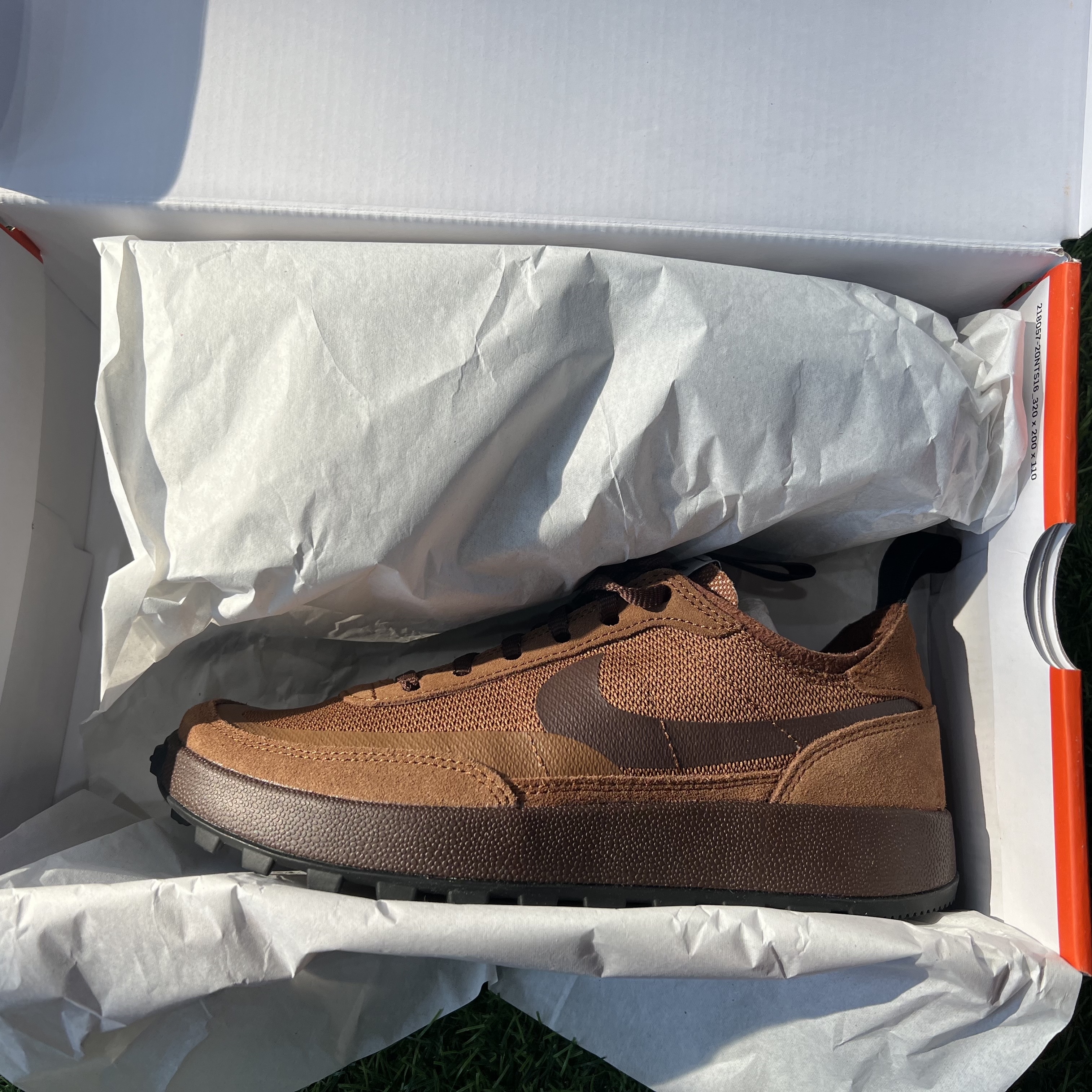 Nike x Tom Sachs General Purpose Shoe Brown 착용 스타일 - 2