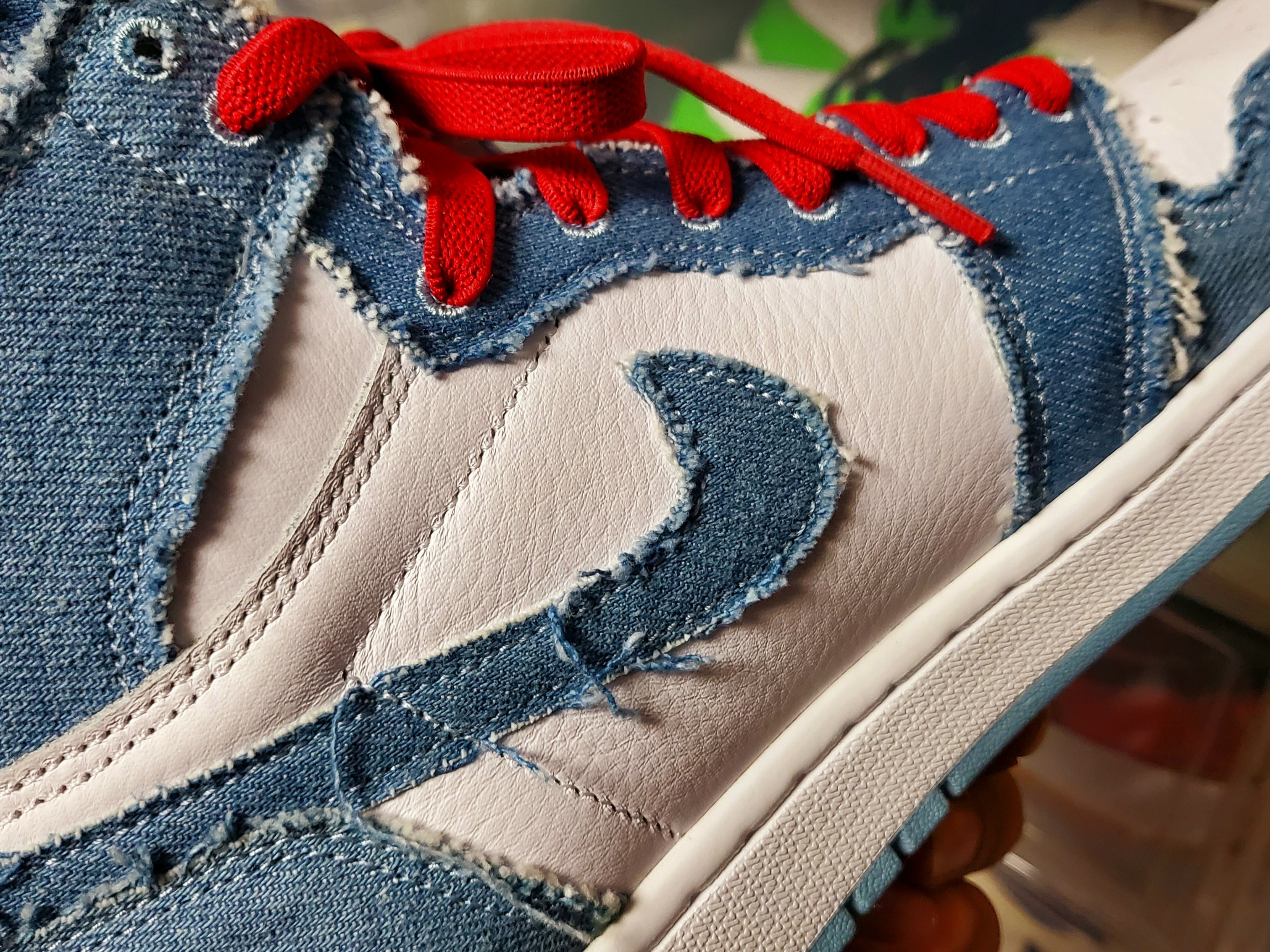 (W) Jordan 1 Retro High OG Denim 착용 스타일 - 5