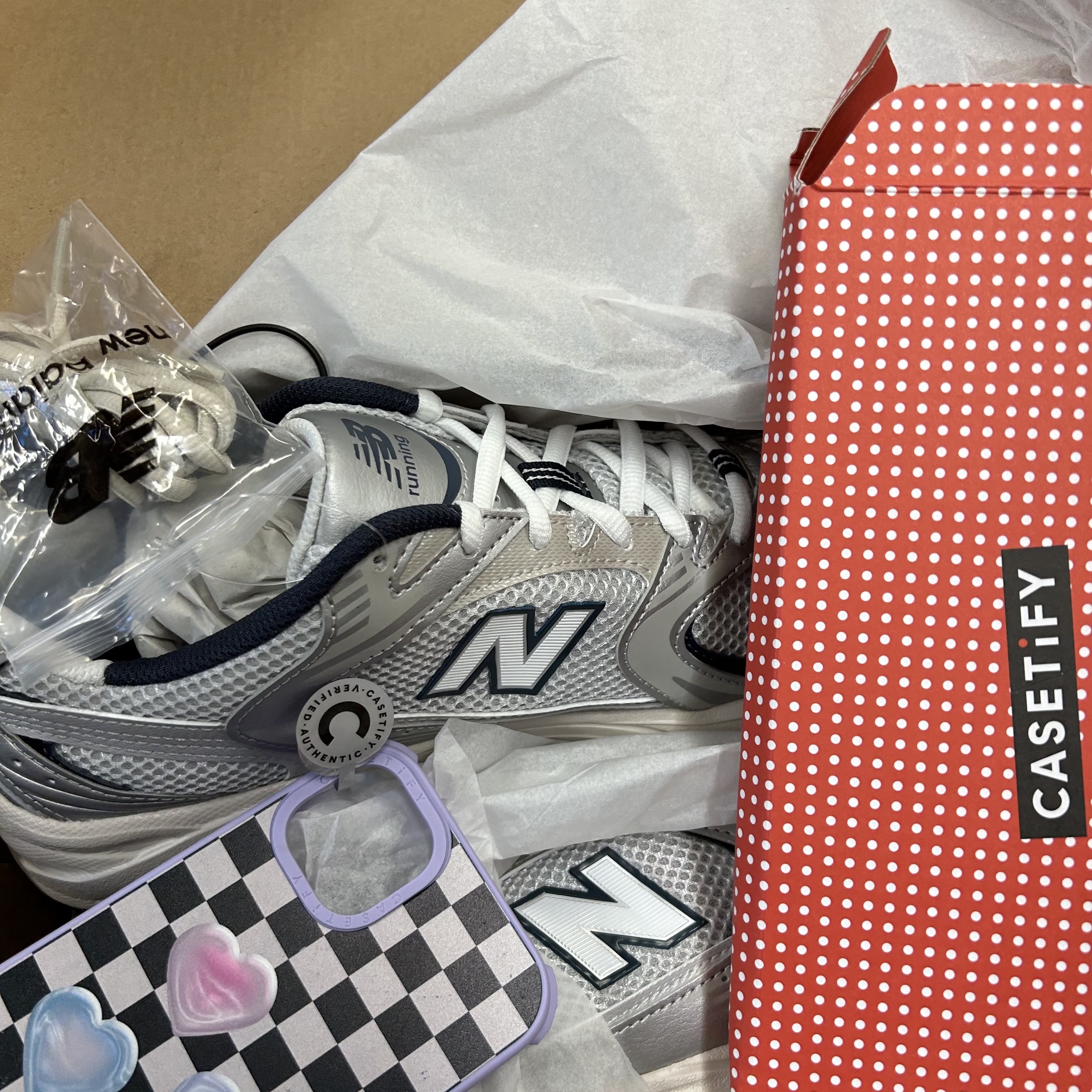 New Balance 530 Steel Grey 착용 스타일