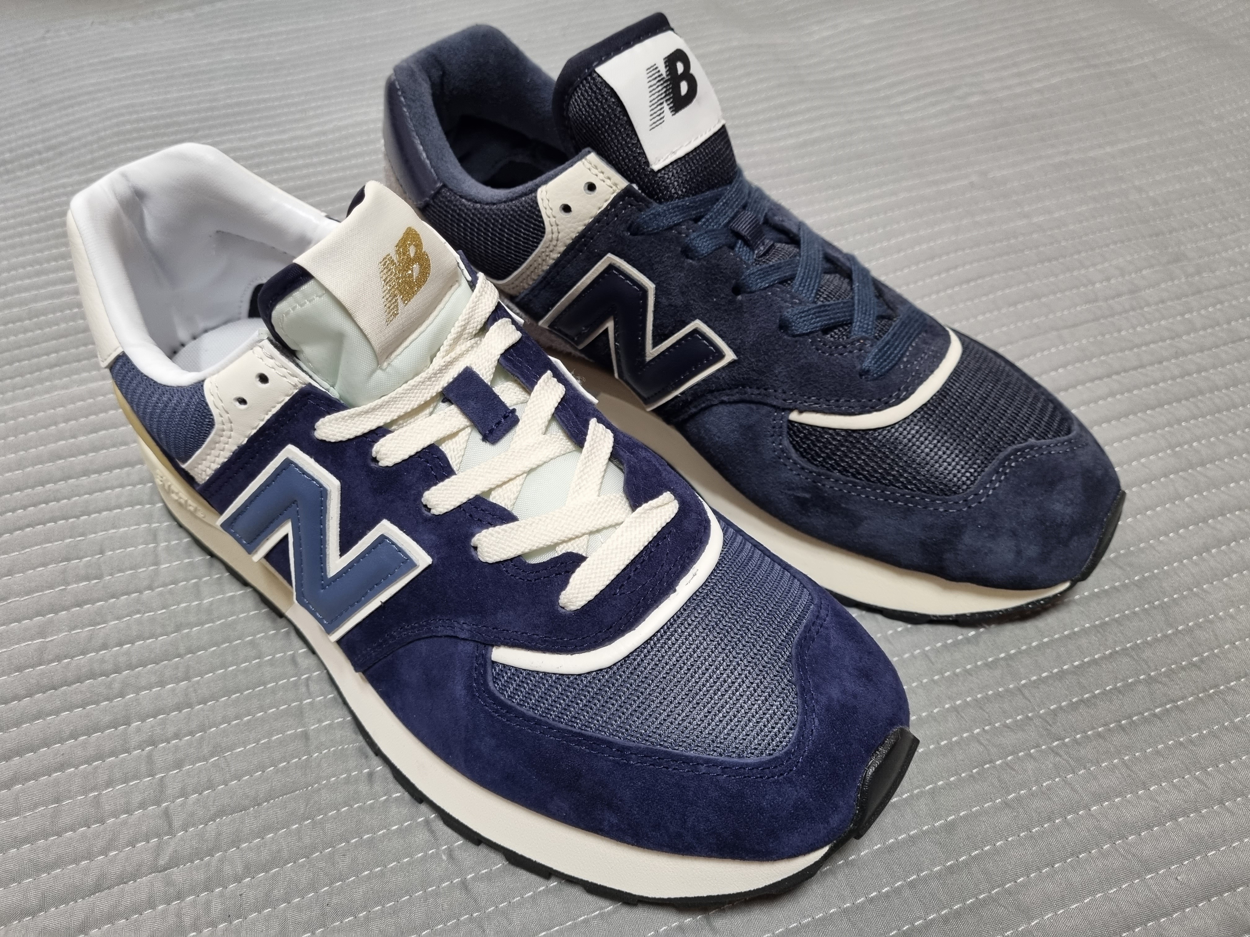 New Balance 574 Legacy Blue Navy, New Balance 574 Legacy Navy 착용 스타일 - 4