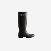 Hunter Women Original Tall Hunter Backstrap Print Black White