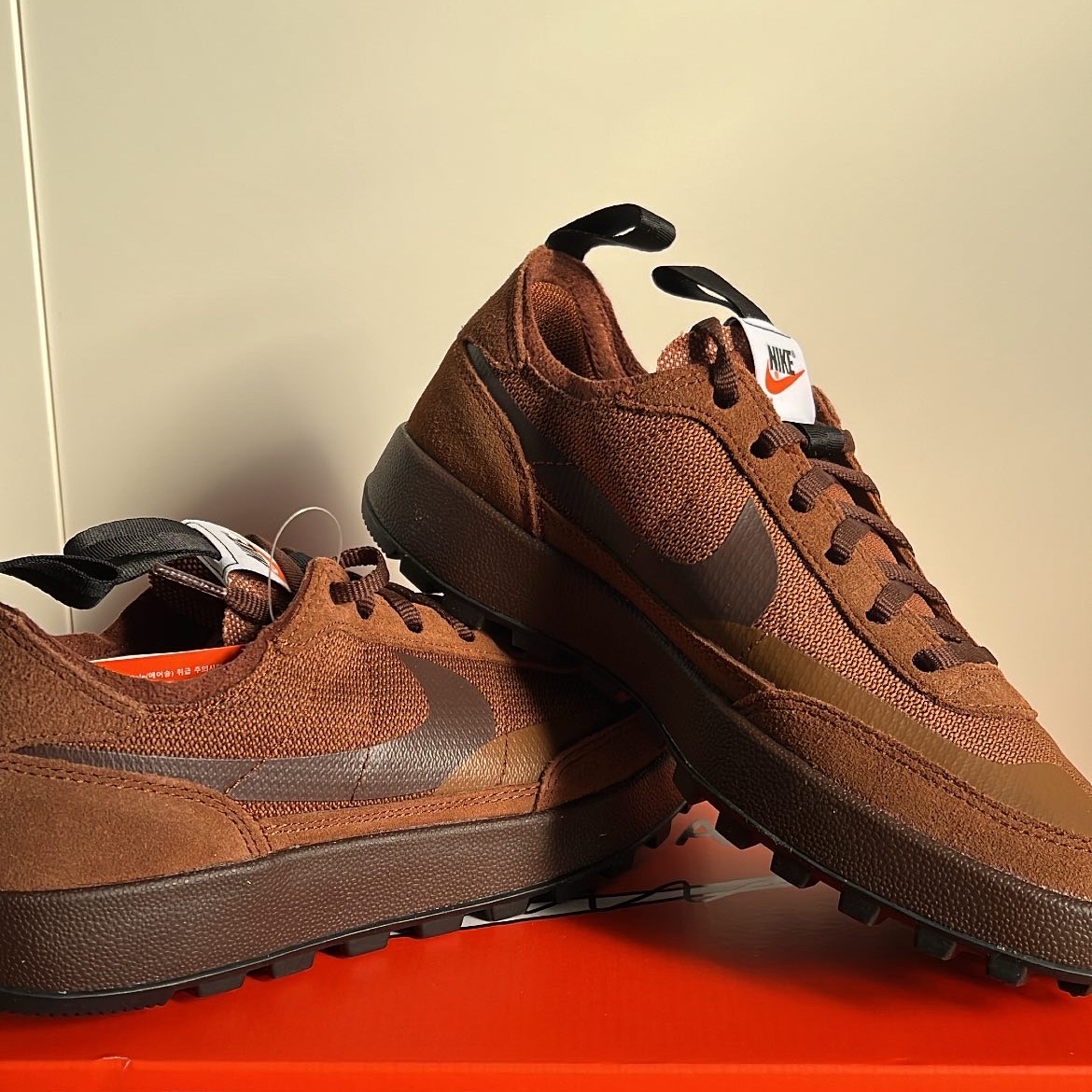 Nike x Tom Sachs General Purpose Shoe Brown 착용 스타일