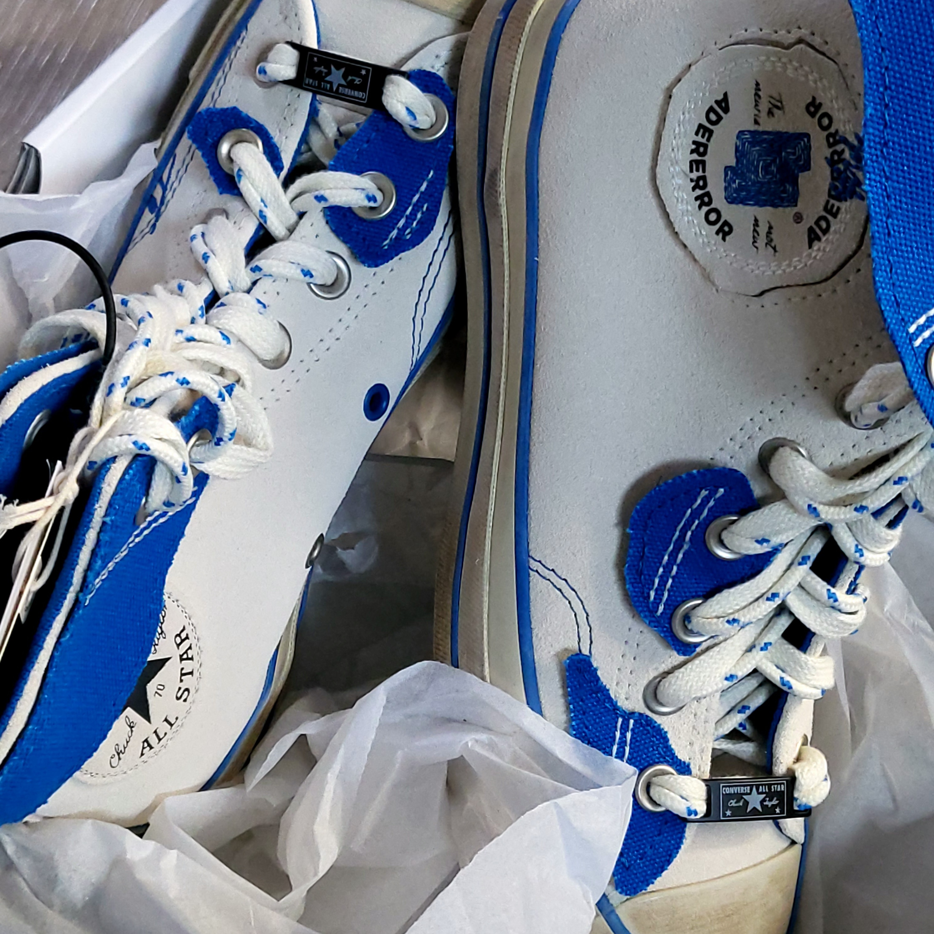 Converse x Ader Error Chuck 70 High White 착용 스타일