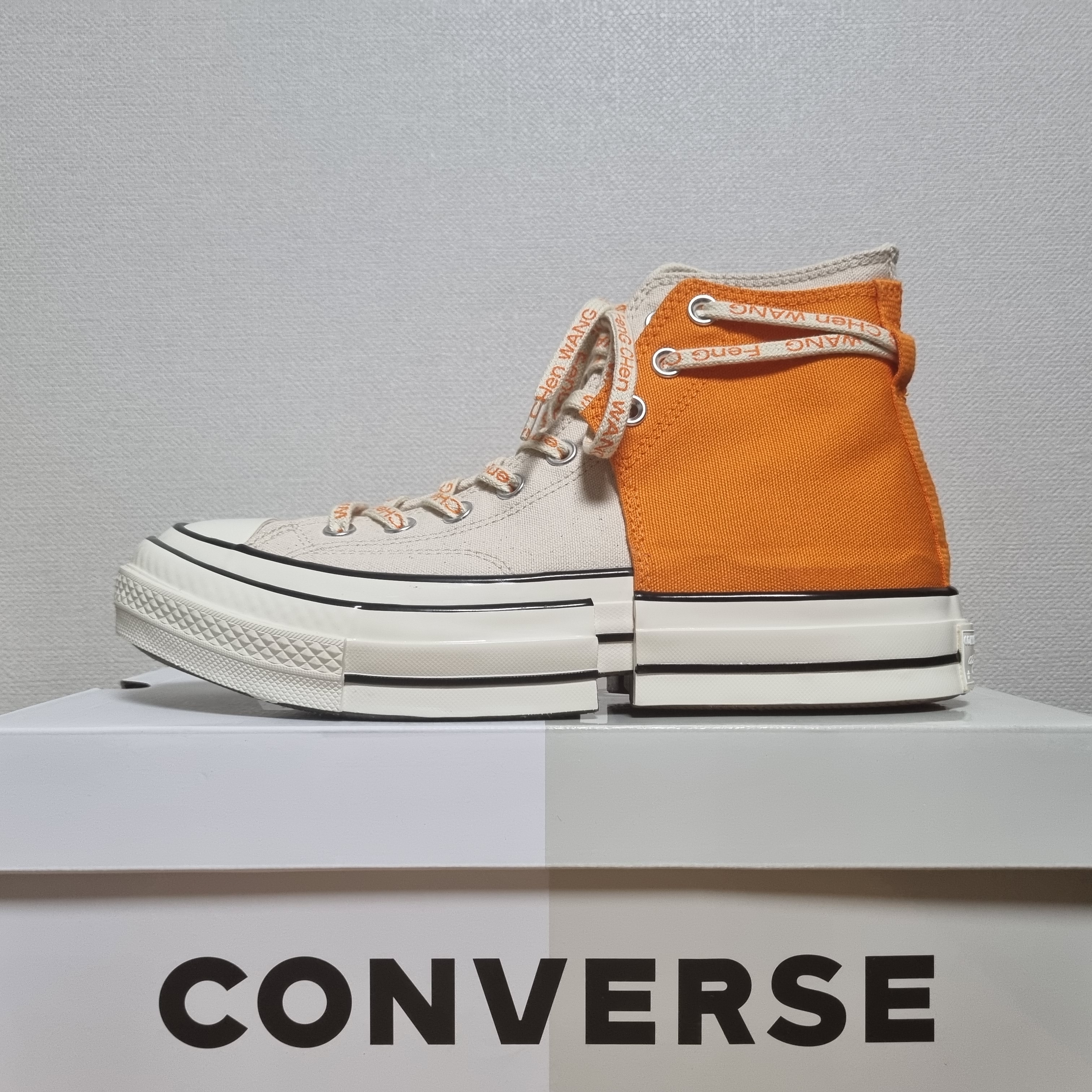 Converse x Feng Chen Wang Chuck 70 2-in-1 Persimmon Orange 착용 스타일 - 1
