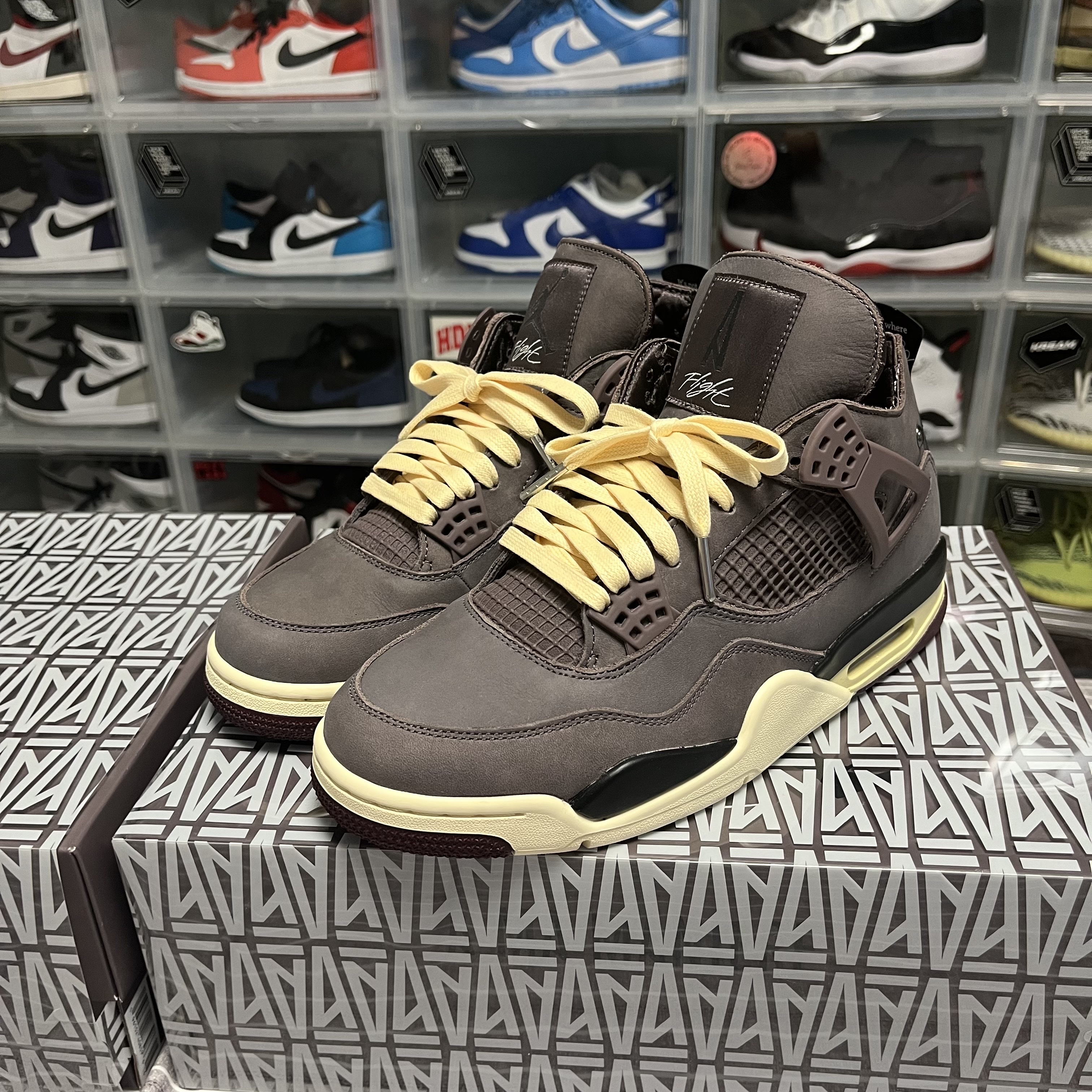 Jordan 4 x A Ma Maniere Retro Violet Ore 착용 스타일 - 2