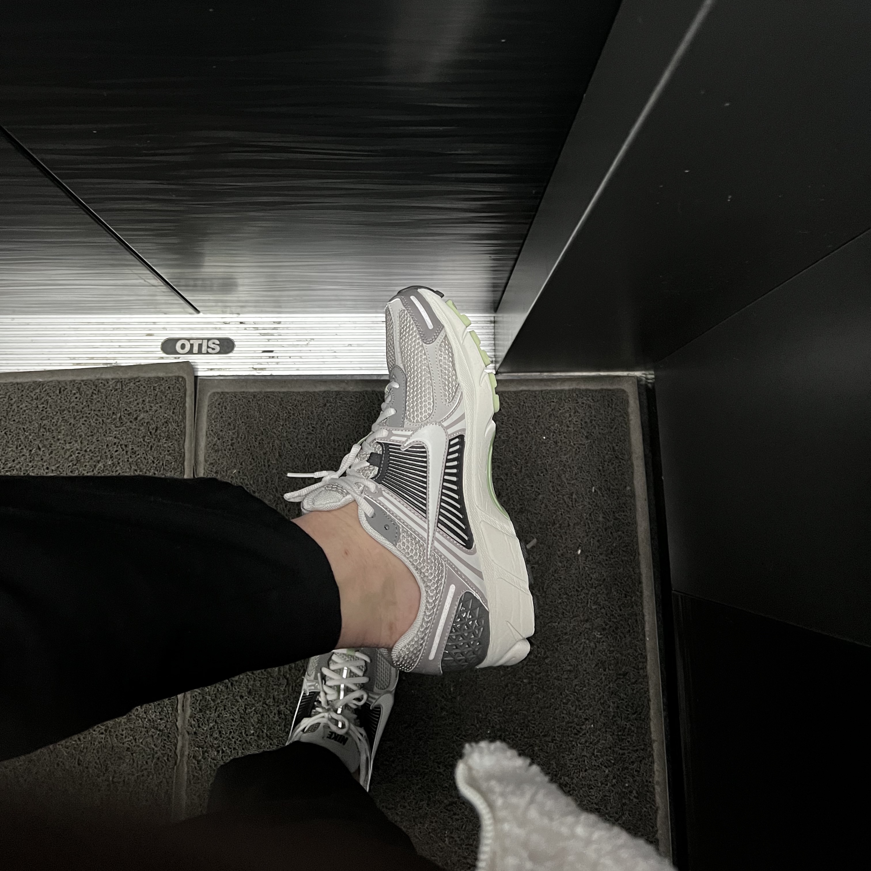 (W) Nike Zoom Vomero 5 Cobblestone and Flat Pewter 착용 스타일