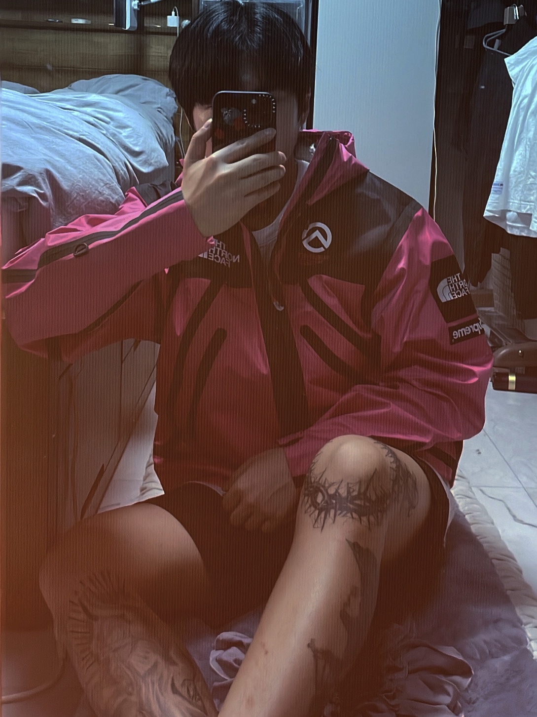 Supreme x The North Face Summit Series Outer Tape Seam Jacket Pink - 21SS 착용 스타일