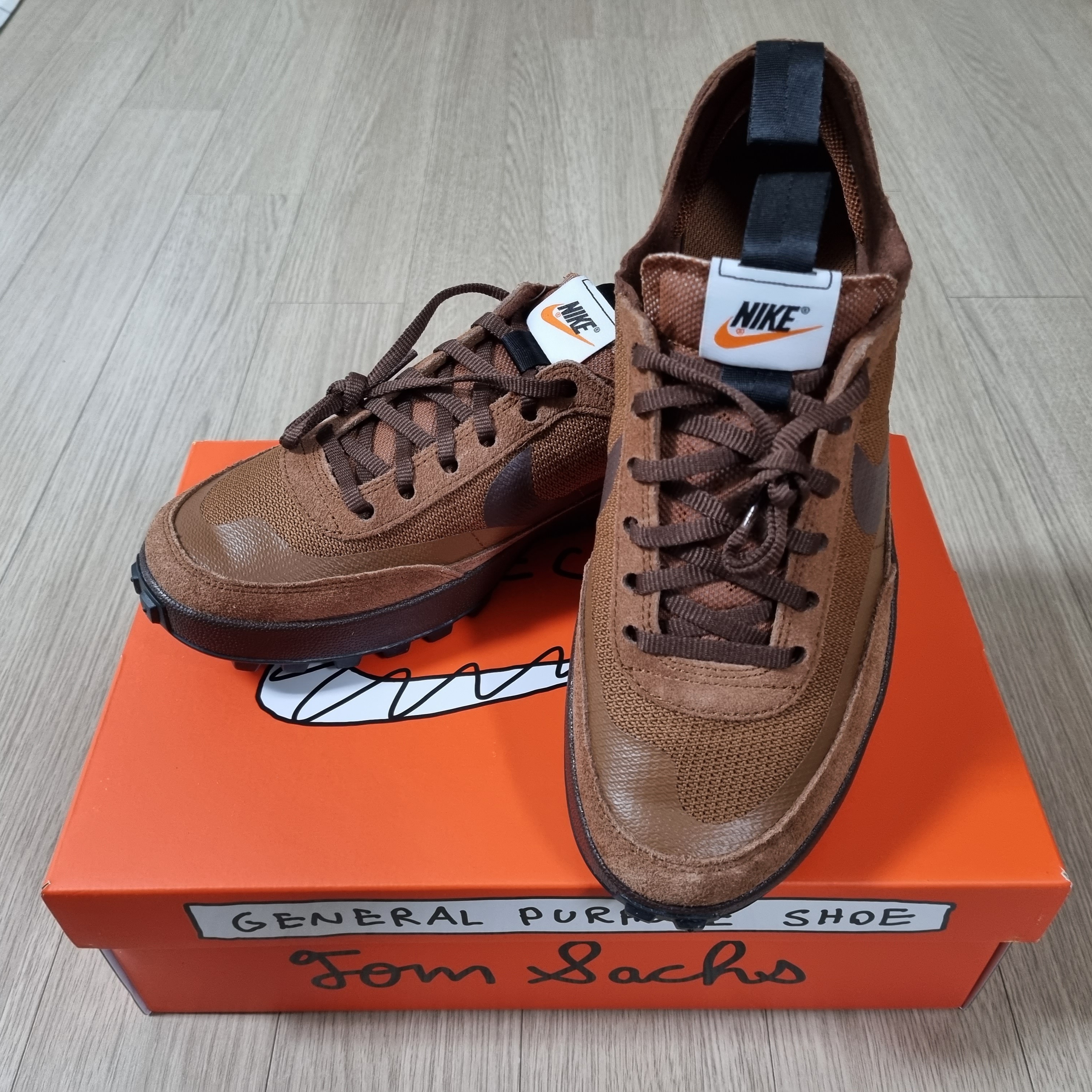 Nike x Tom Sachs General Purpose Shoe Brown 착용 스타일