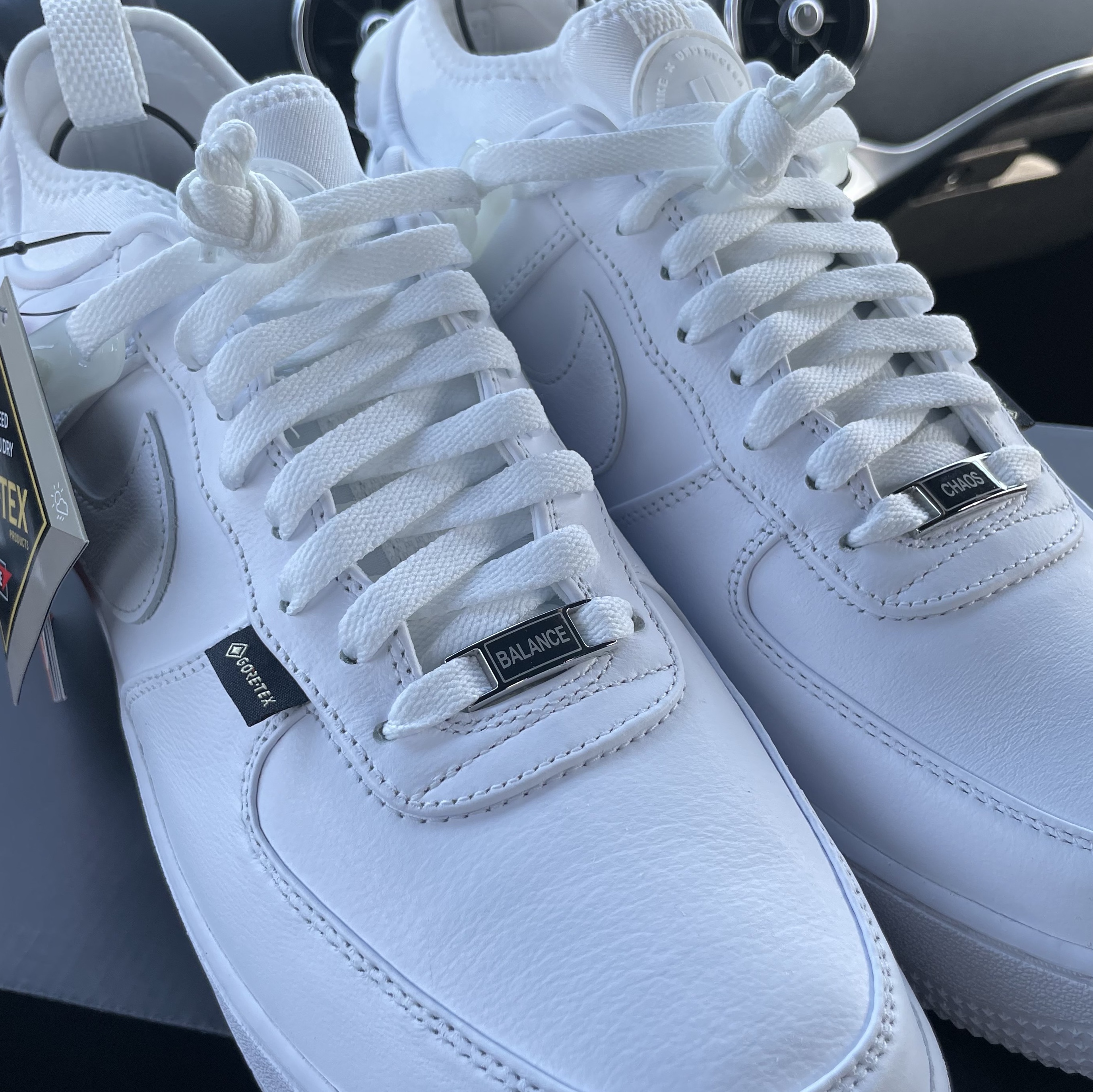 Nike x Undercover Air Force 1 Low SP White 착용 스타일