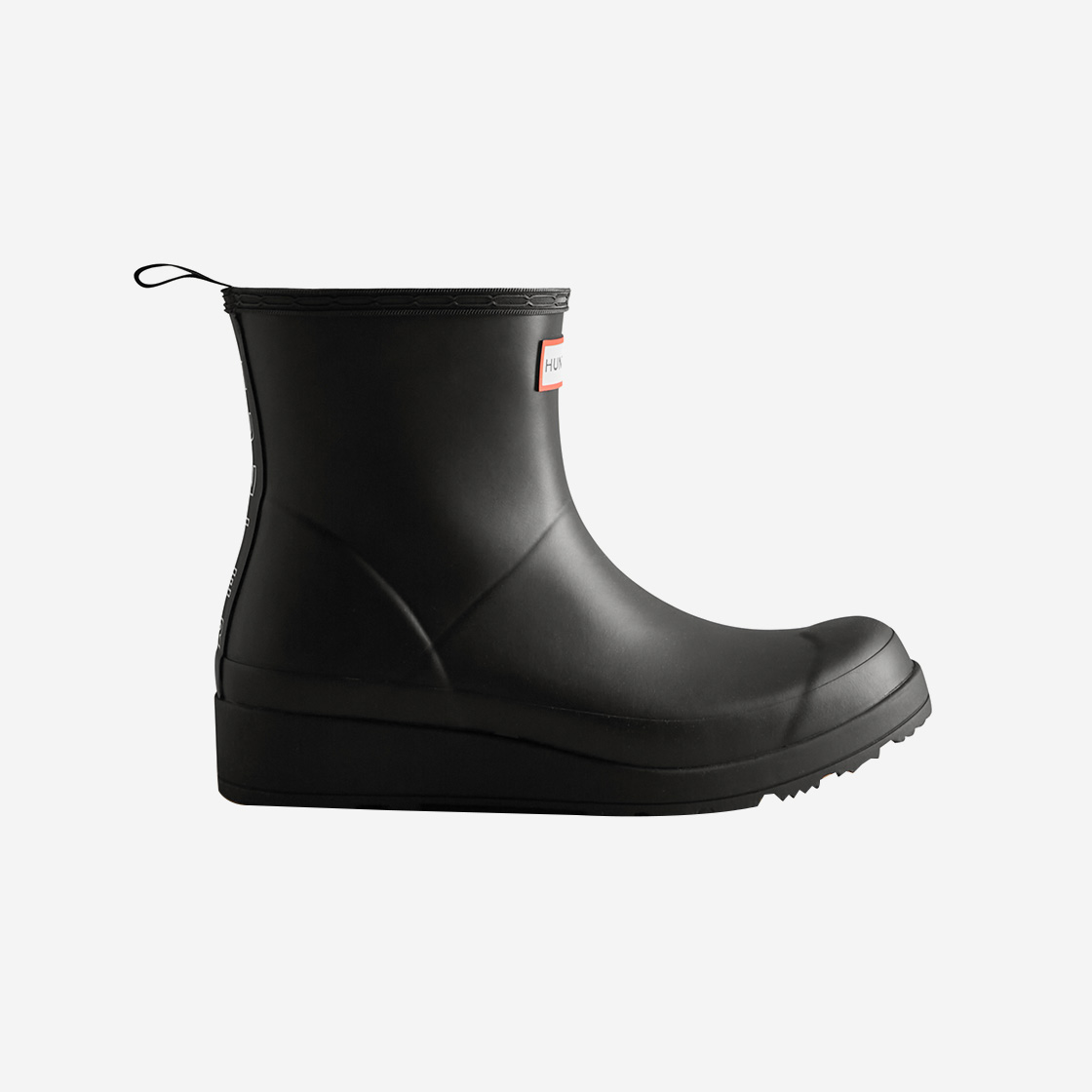 헌터 우먼 플레이 숏 헌터 백스트랩 프린트 블랙 화이트