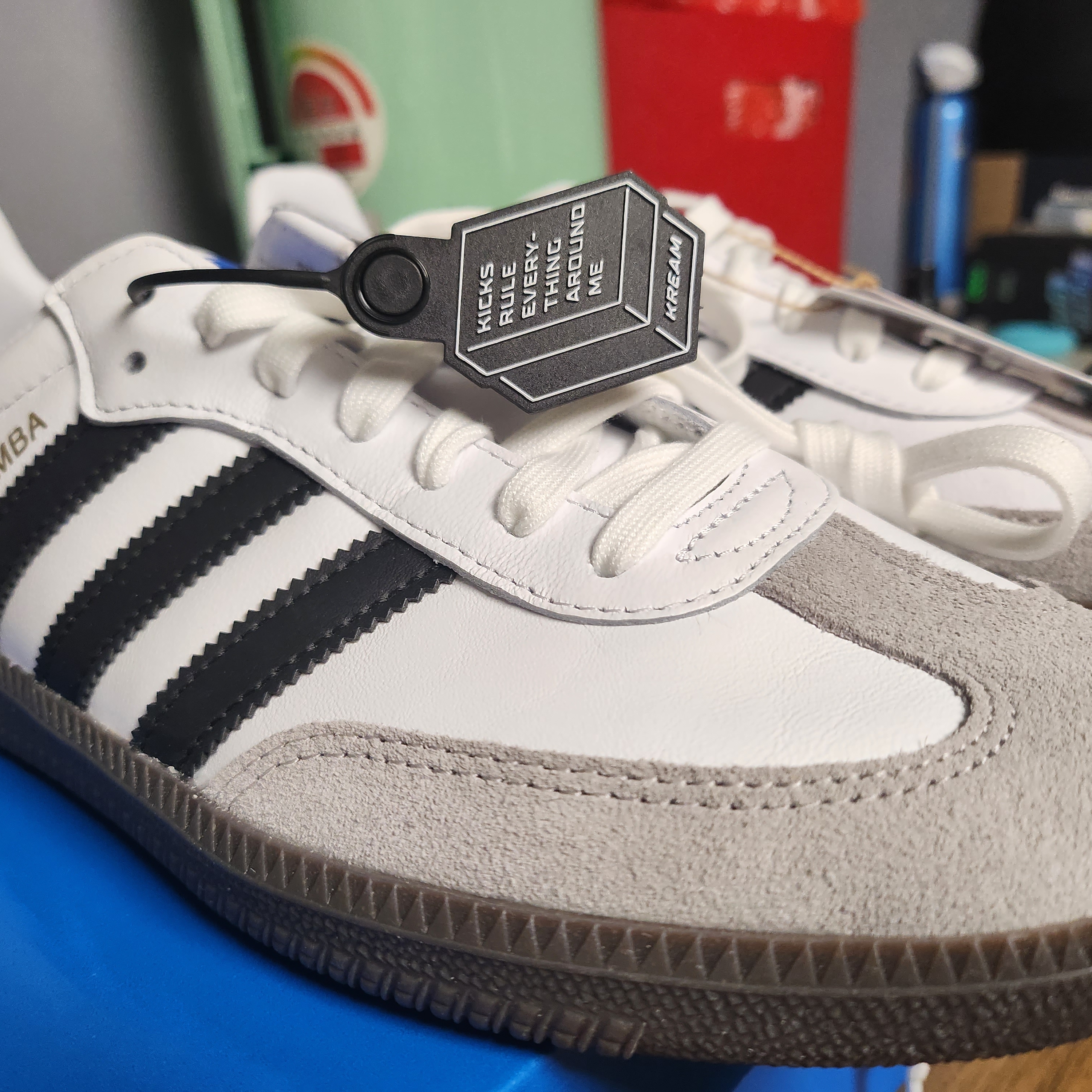 Adidas Samba OG Cloud White 착용 스타일