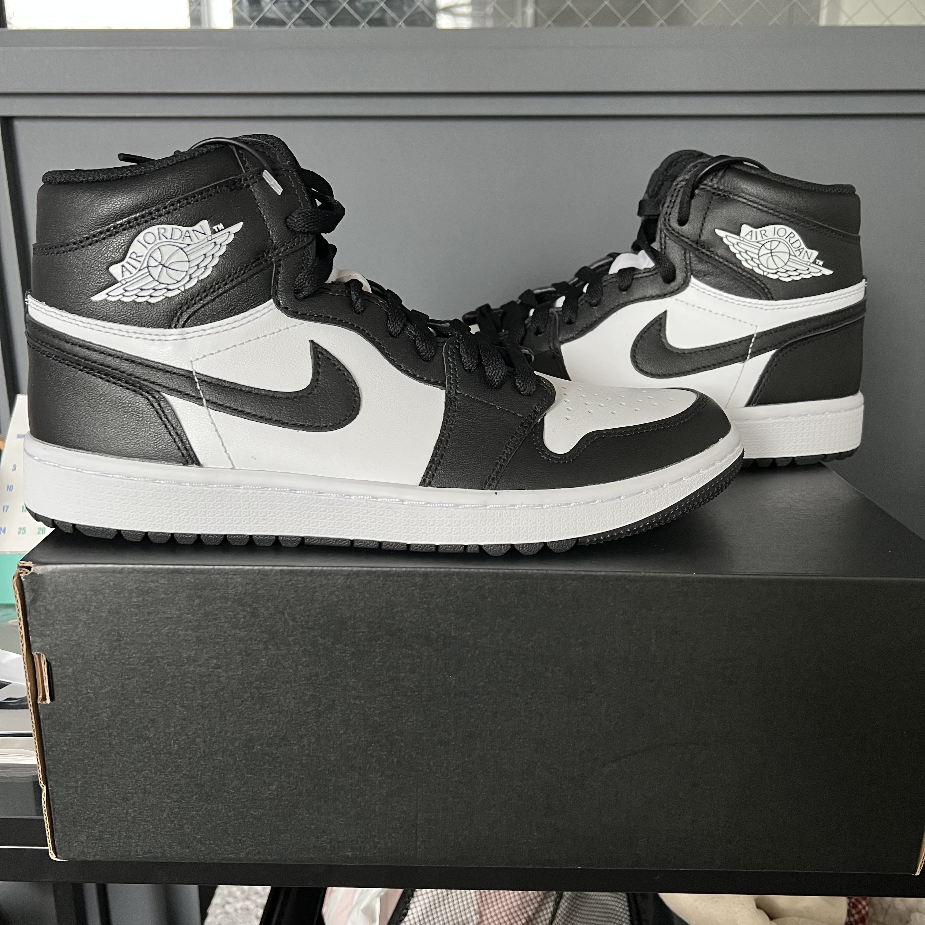 Jordan 1 High Golf White Black 착용 스타일