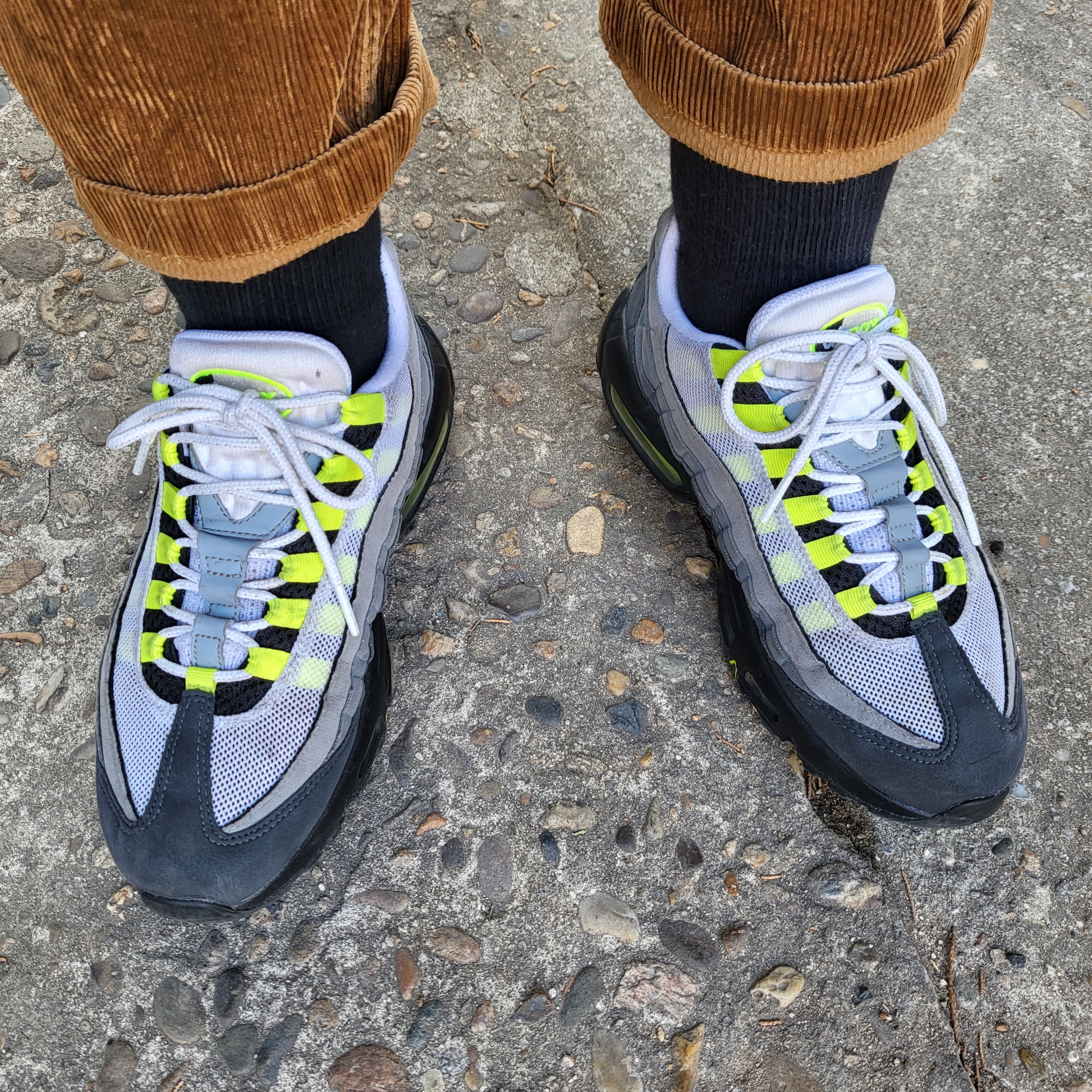 Nike Air VaporMax 95 Neon 착용 스타일