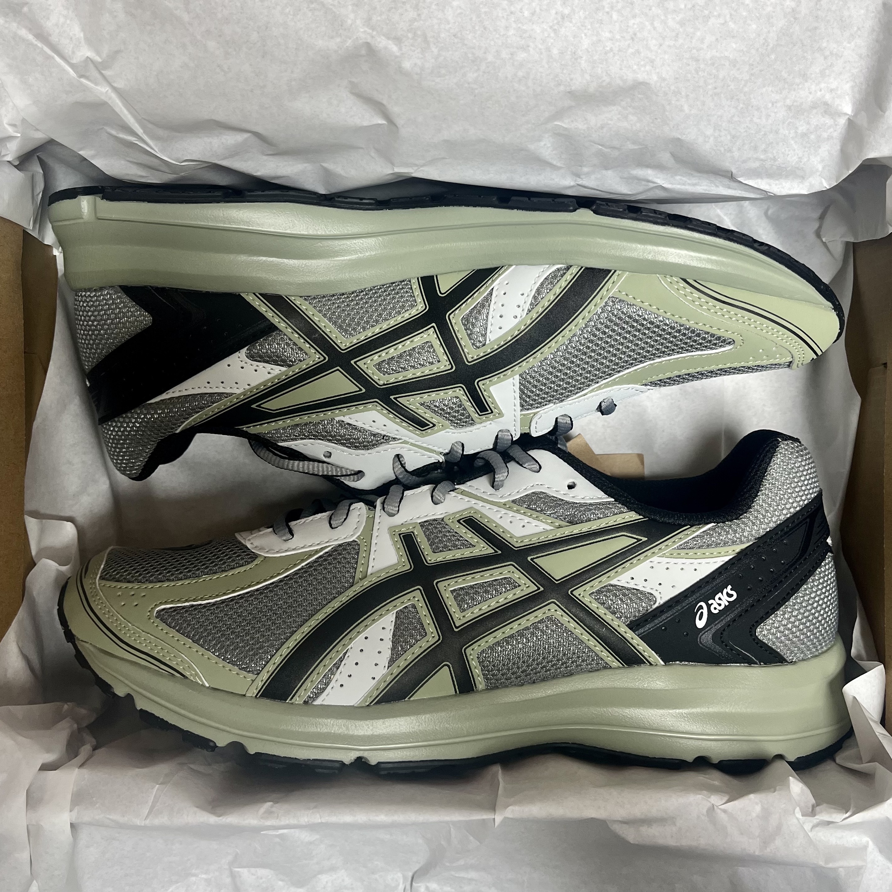 Asics Jog 100 S Sheet Rock - 2E Wide 착용 스타일