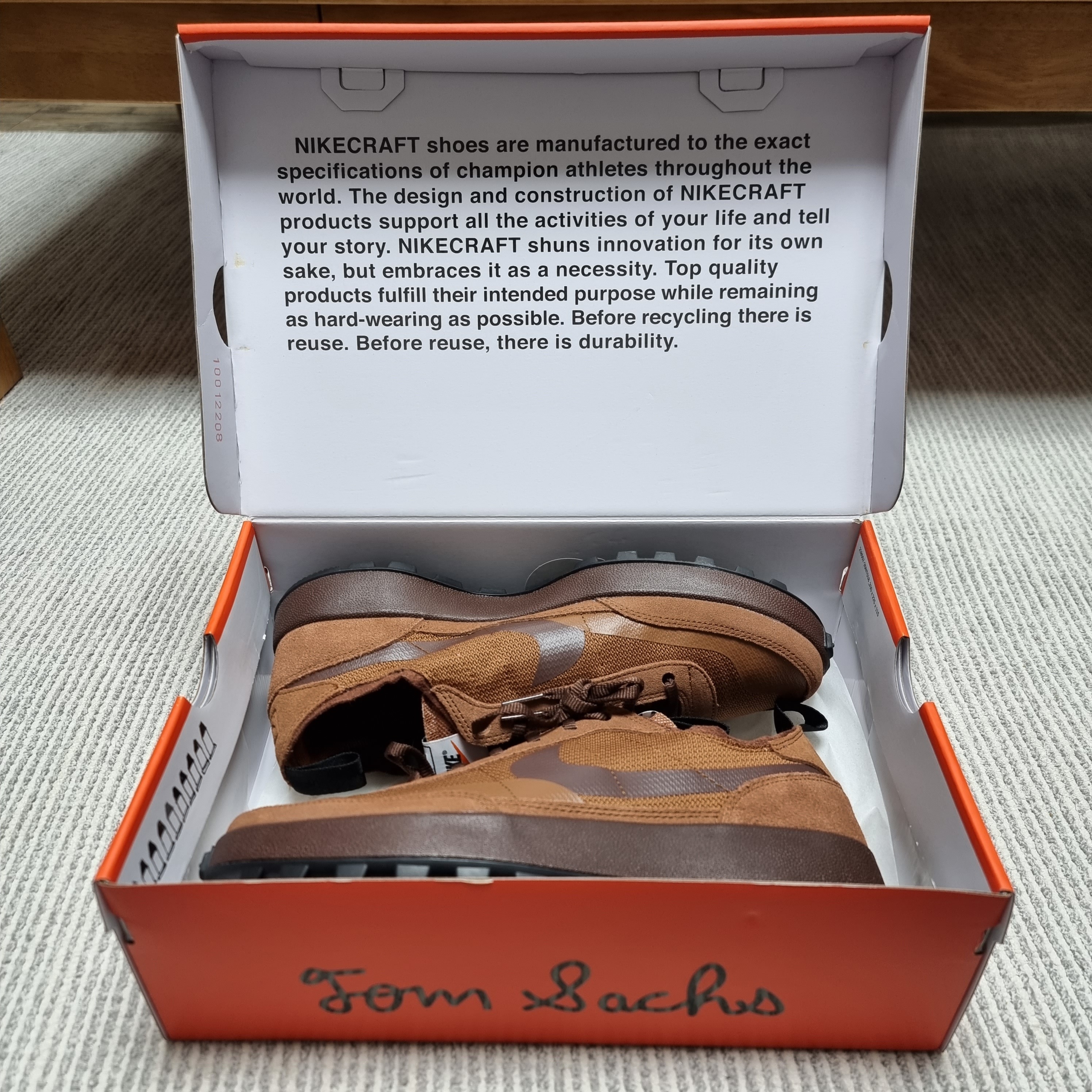 Nike x Tom Sachs General Purpose Shoe Brown 착용 스타일 - 2
