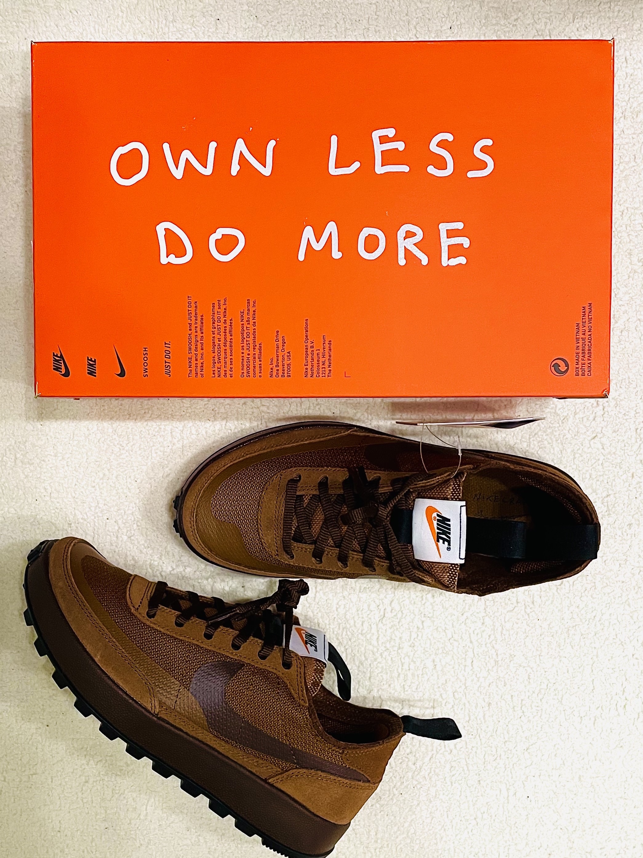 Nike x Tom Sachs General Purpose Shoe Brown 착용 스타일 - 1