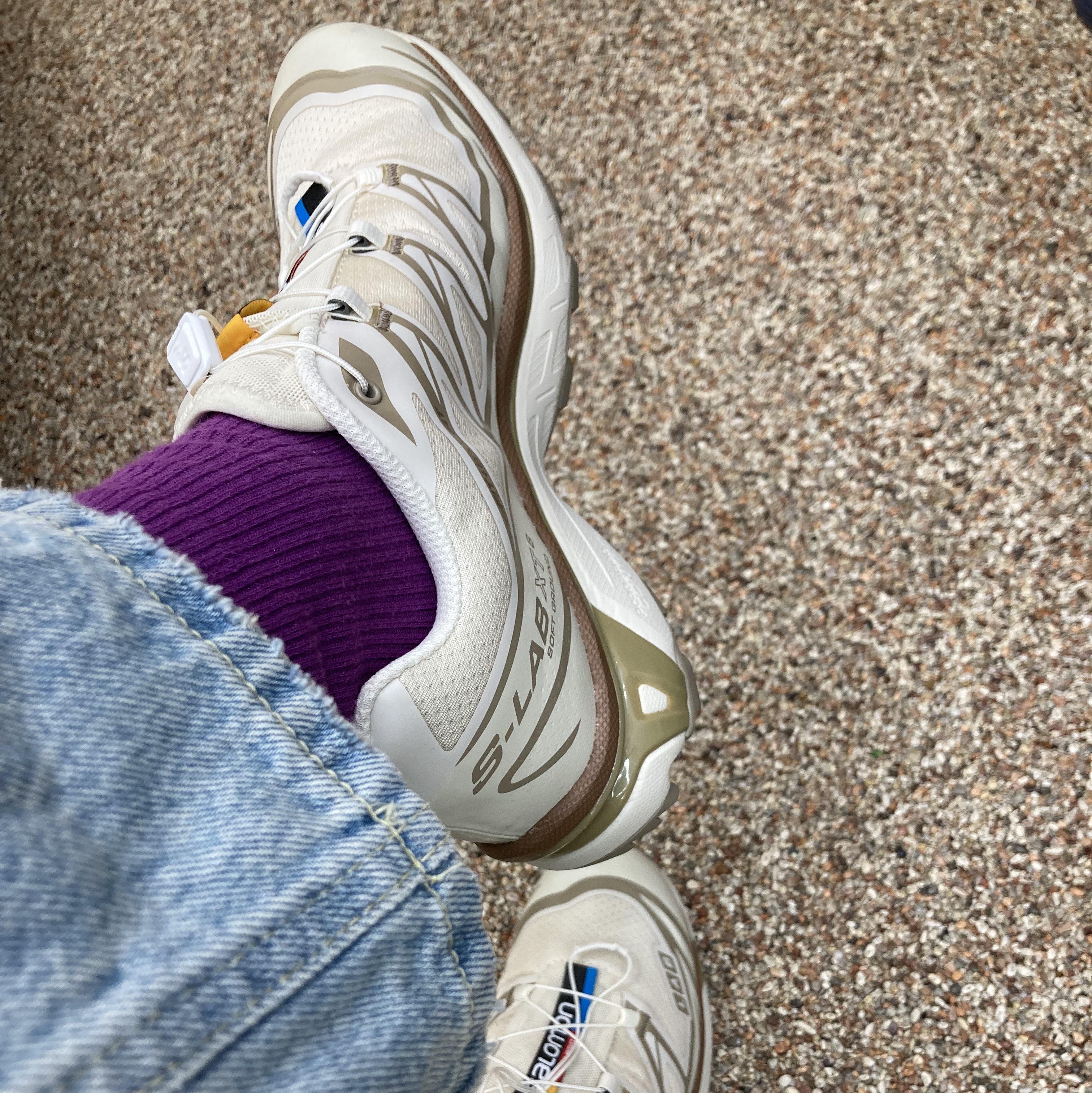 Salomon XT-6 Turtledove 착용 스타일