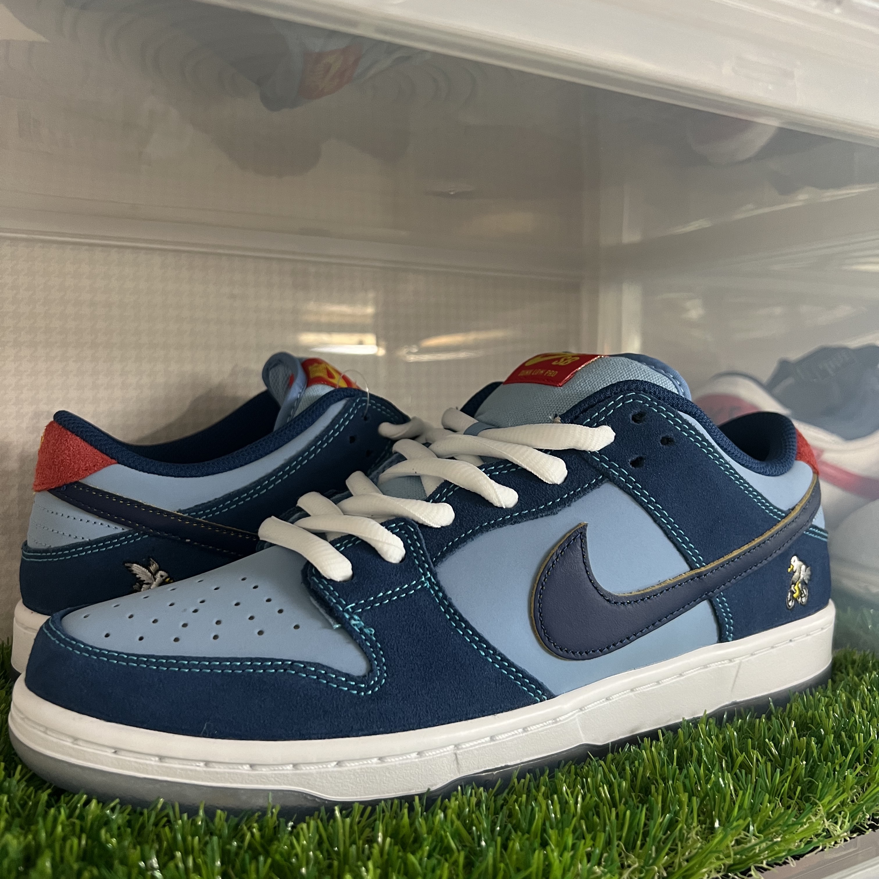 Nike x Why So Sad? SB Dunk Low Pro Coastal Blue 착용 스타일
