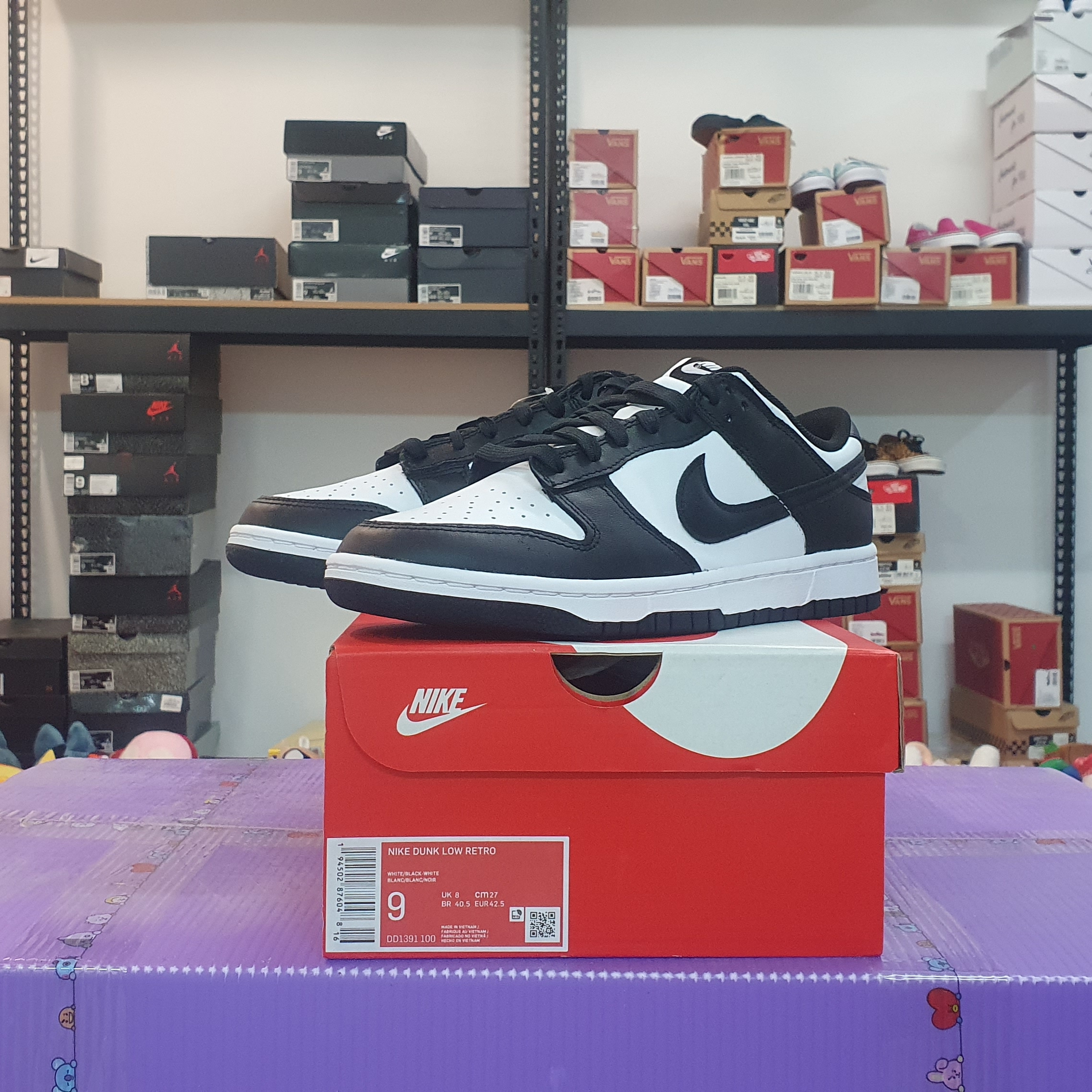 Nike Dunk Low Retro Black 착용 스타일