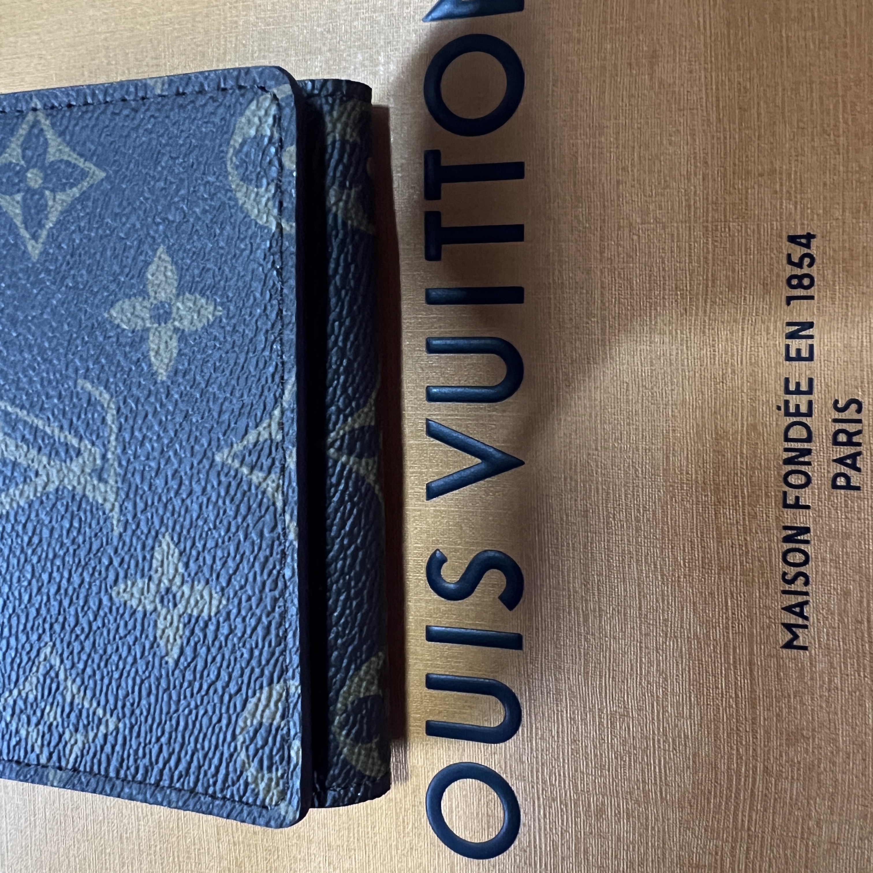 Louis Vuitton Envelope Business Card Holder Monogram 착용 스타일