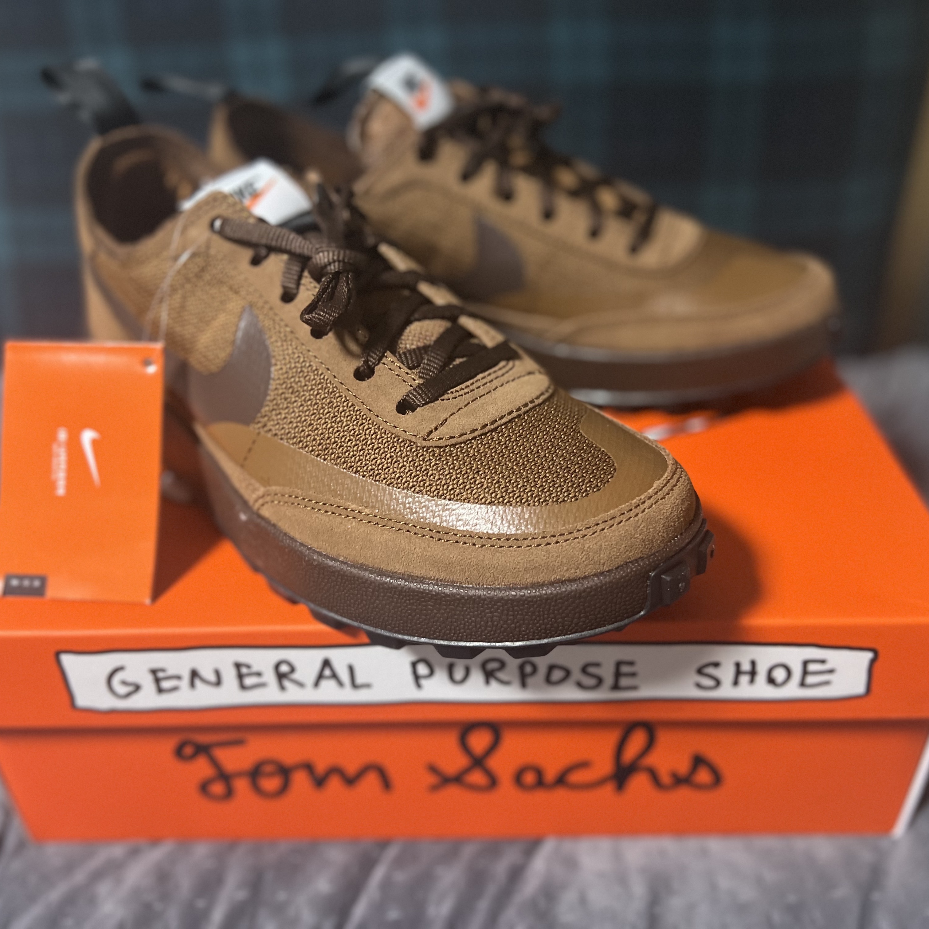 Nike x Tom Sachs General Purpose Shoe Brown 착용 스타일 - 4
