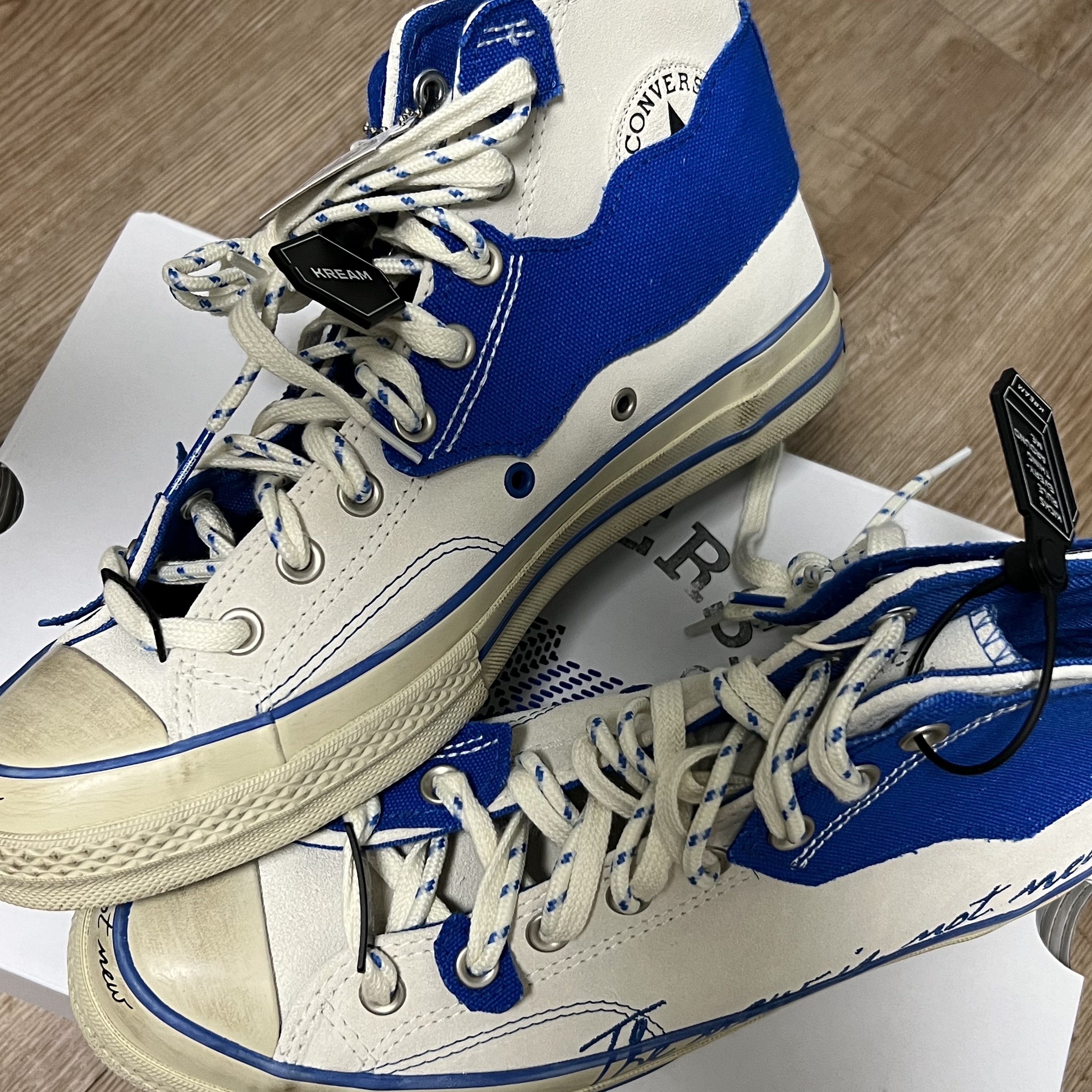 Converse x Ader Error Chuck 70 High White 착용 스타일