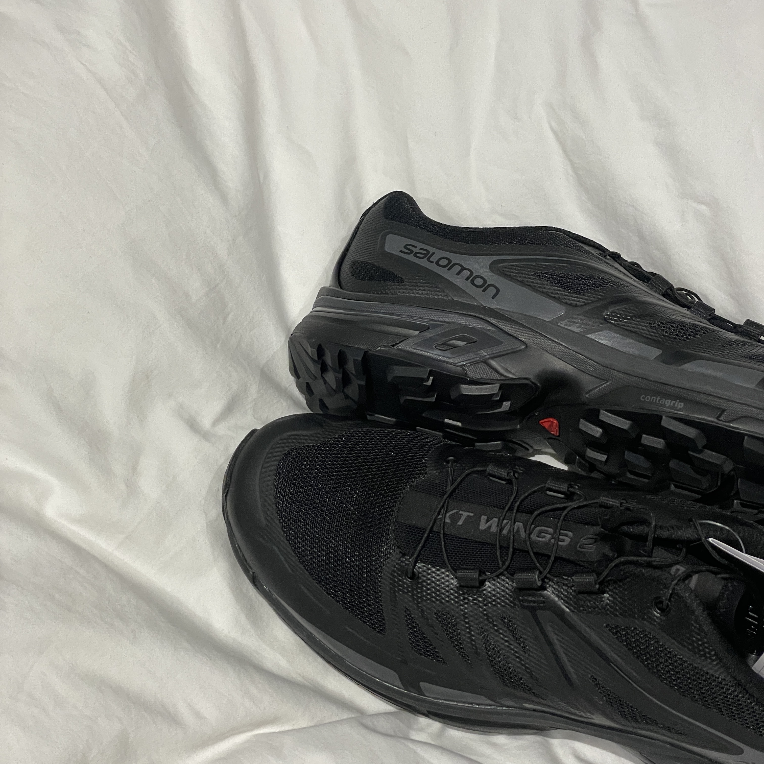 Salomon XT-Wings 2 ADV Black 착용 스타일